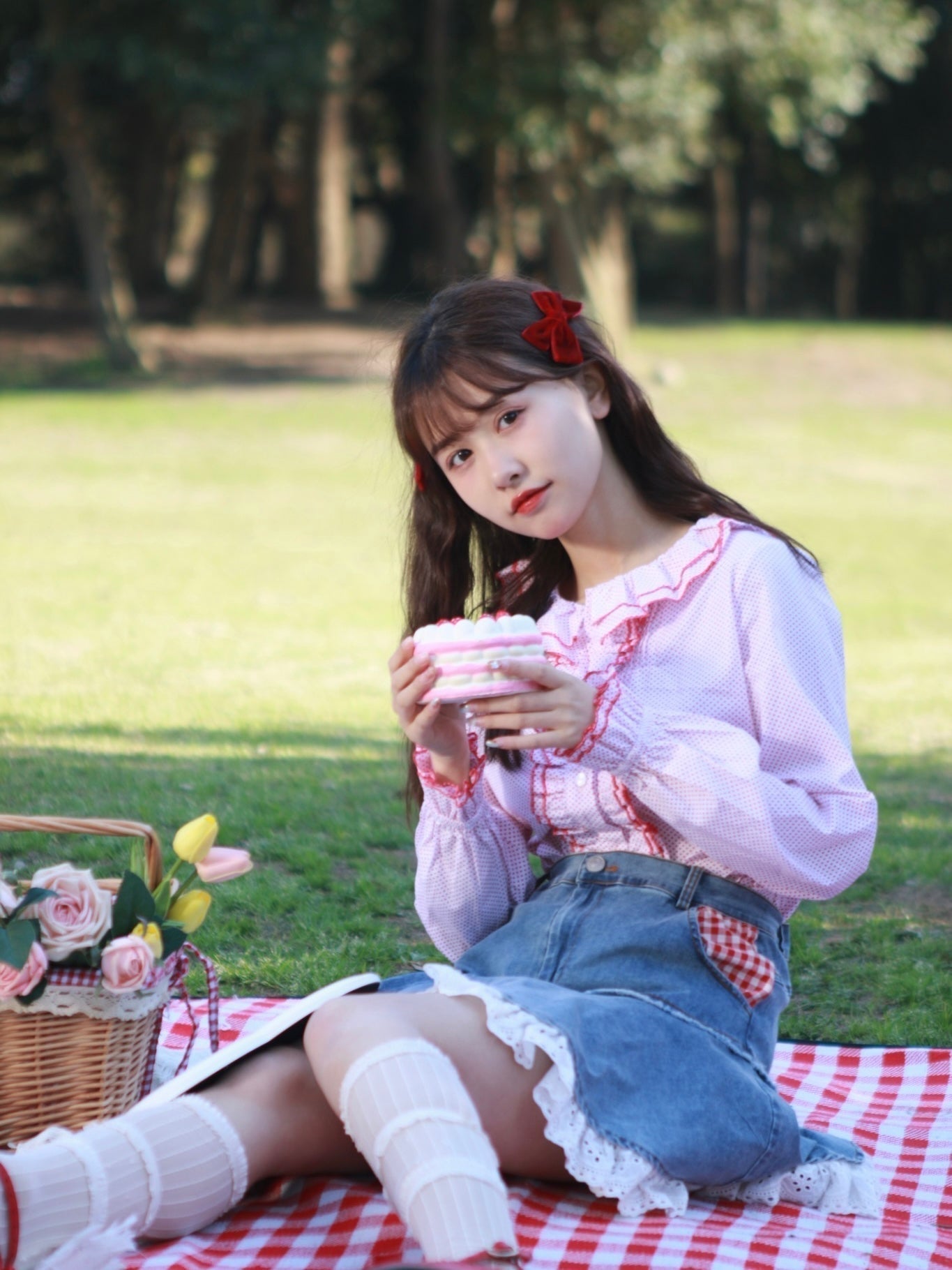 Get trendy with Doll Polka Dot Christmas Sweet Shirt - available at Peiliee Shop. Grab yours for $22 today!