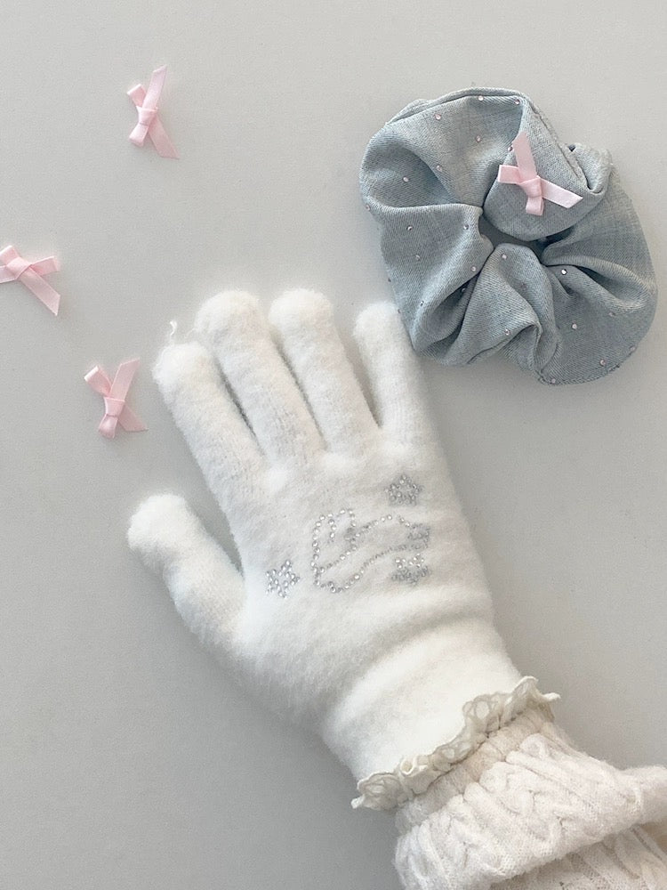 Get trendy with Soft Bunny Wonderland Faux Wool Gloves - Gloves available at Peiliee Shop. Grab yours for $12 today!