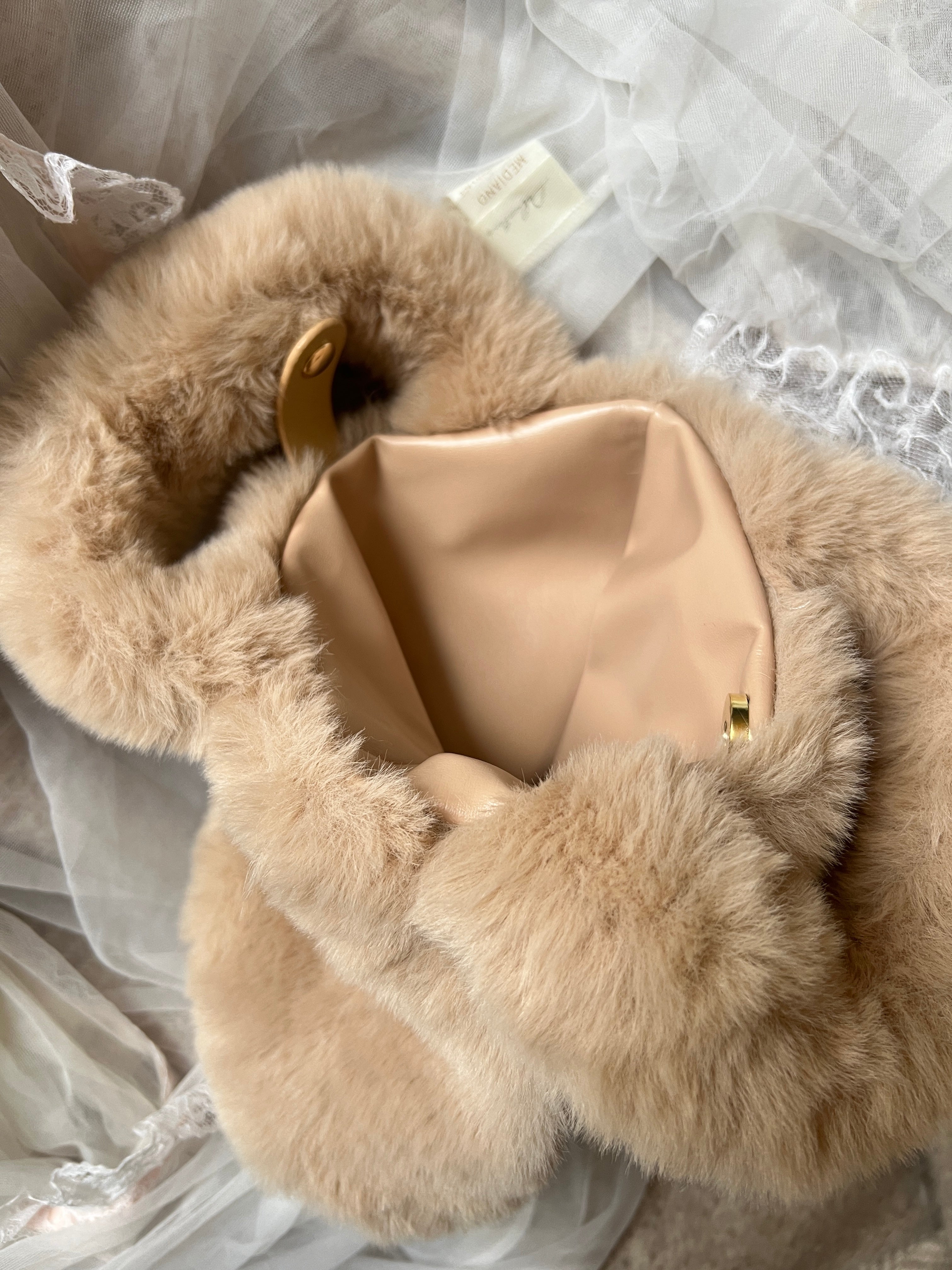 Get trendy with Soft Girl Era Faux Fur Mini Hand Bag - available at Peiliee Shop. Grab yours for $15 today!