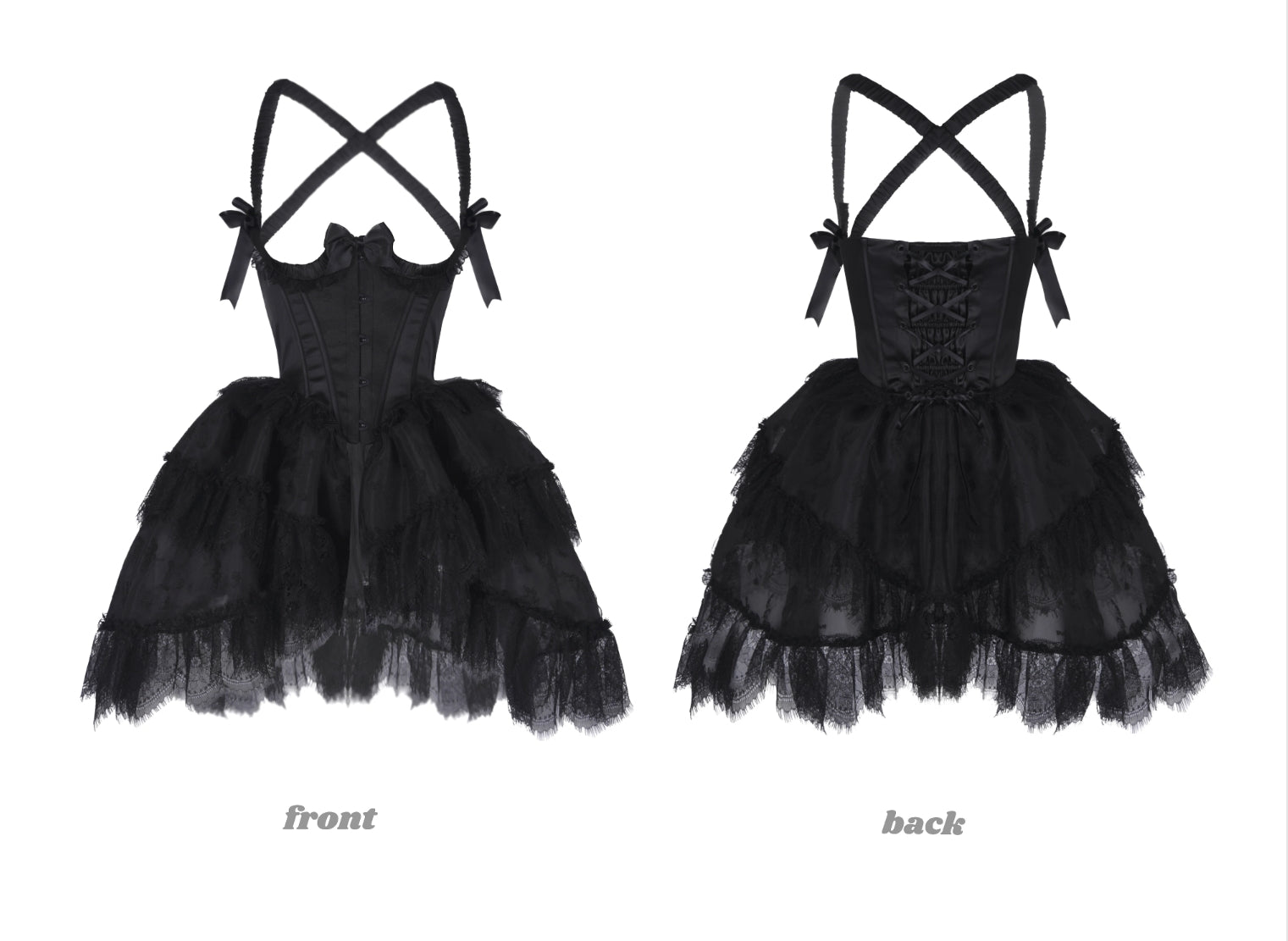 Get trendy with Transformed Butterfly Corset Dress Set - available at Peiliee Shop. Grab yours for $30 today!