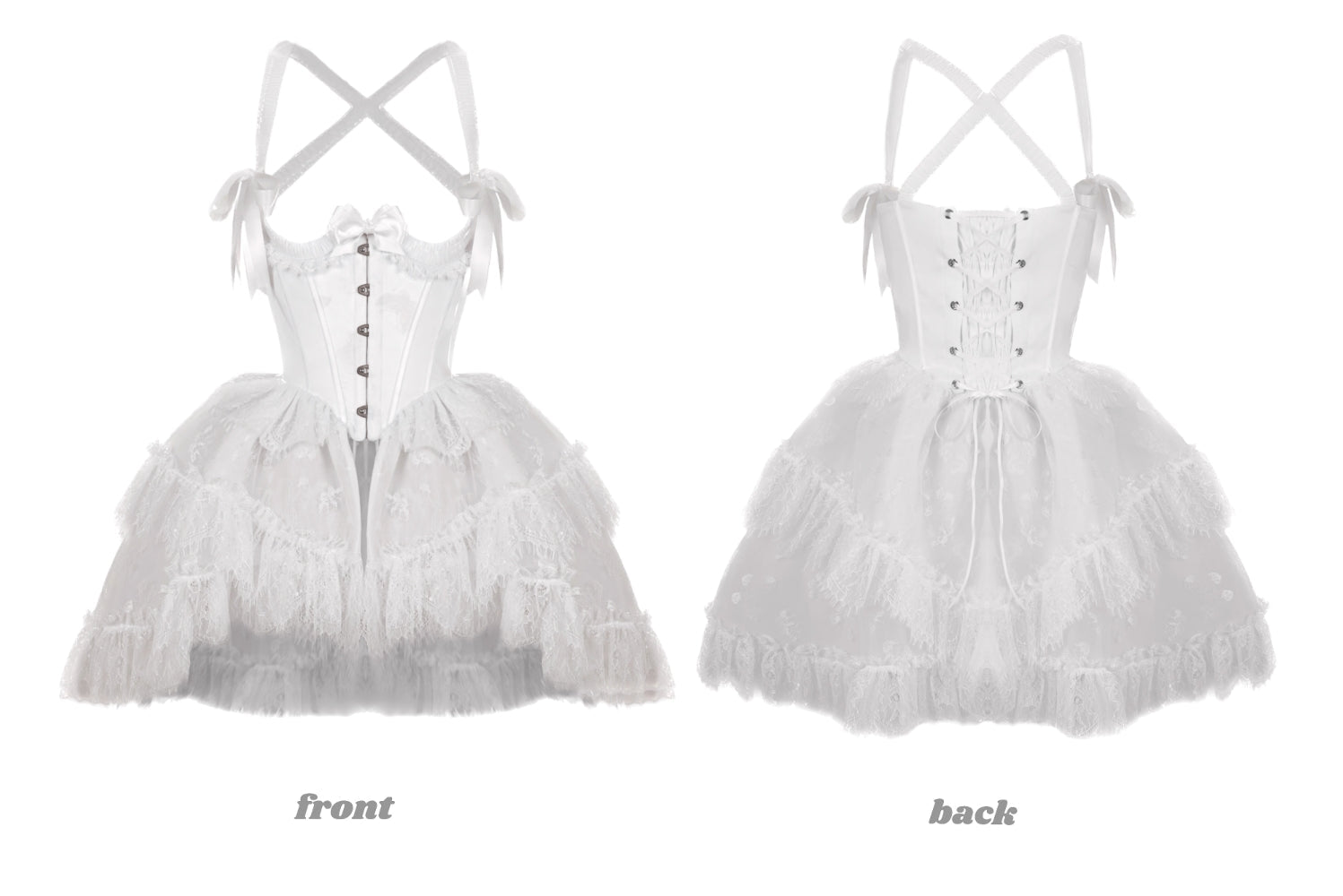 Get trendy with Transformed Butterfly Corset Dress Set - available at Peiliee Shop. Grab yours for $30 today!