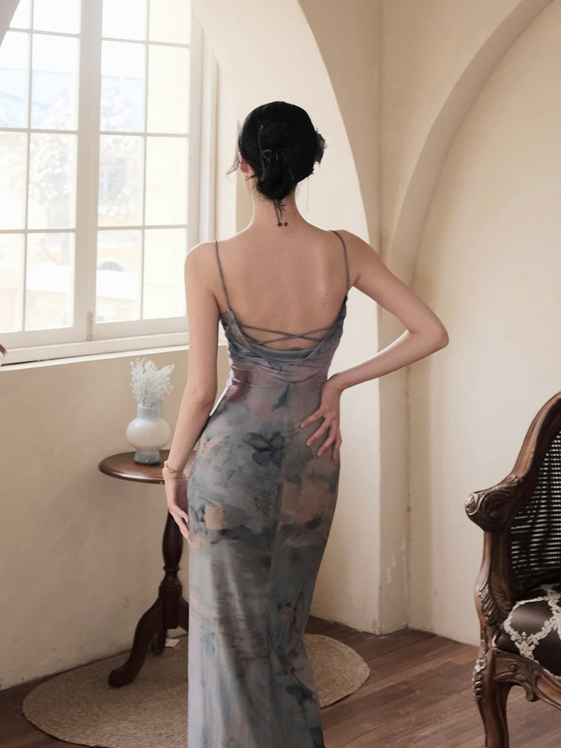 Get trendy with Butterfly waltz whisper floral midi dress - Dress available at Peiliee Shop. Grab yours for $38 today!