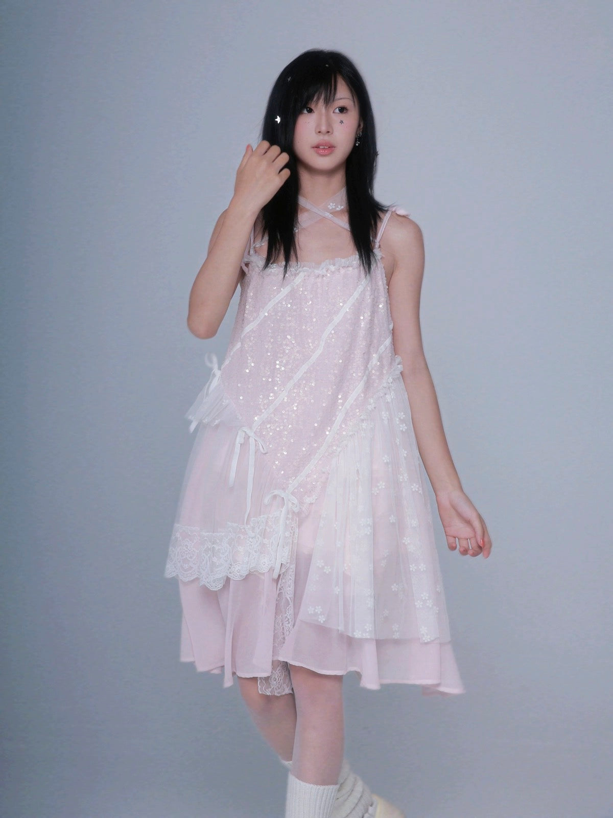 Get trendy with My baby pink soul - floral mini dress - Dress available at Peiliee Shop. Grab yours for $52 today!