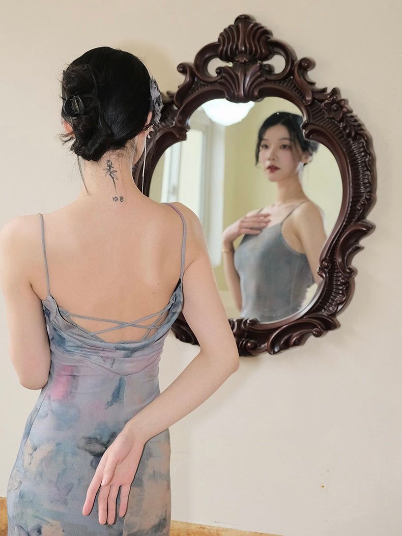 Get trendy with Butterfly waltz whisper floral midi dress - Dress available at Peiliee Shop. Grab yours for $38 today!