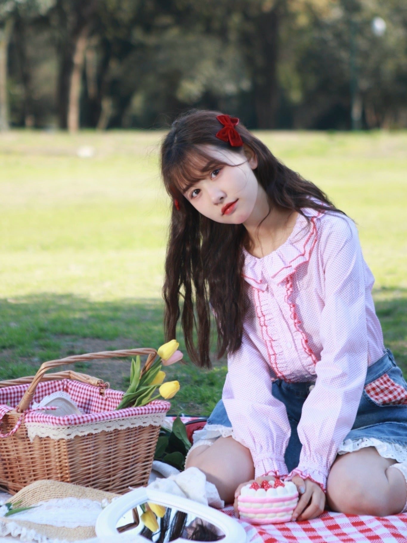 Get trendy with Doll Polka Dot Christmas Sweet Shirt - available at Peiliee Shop. Grab yours for $22 today!