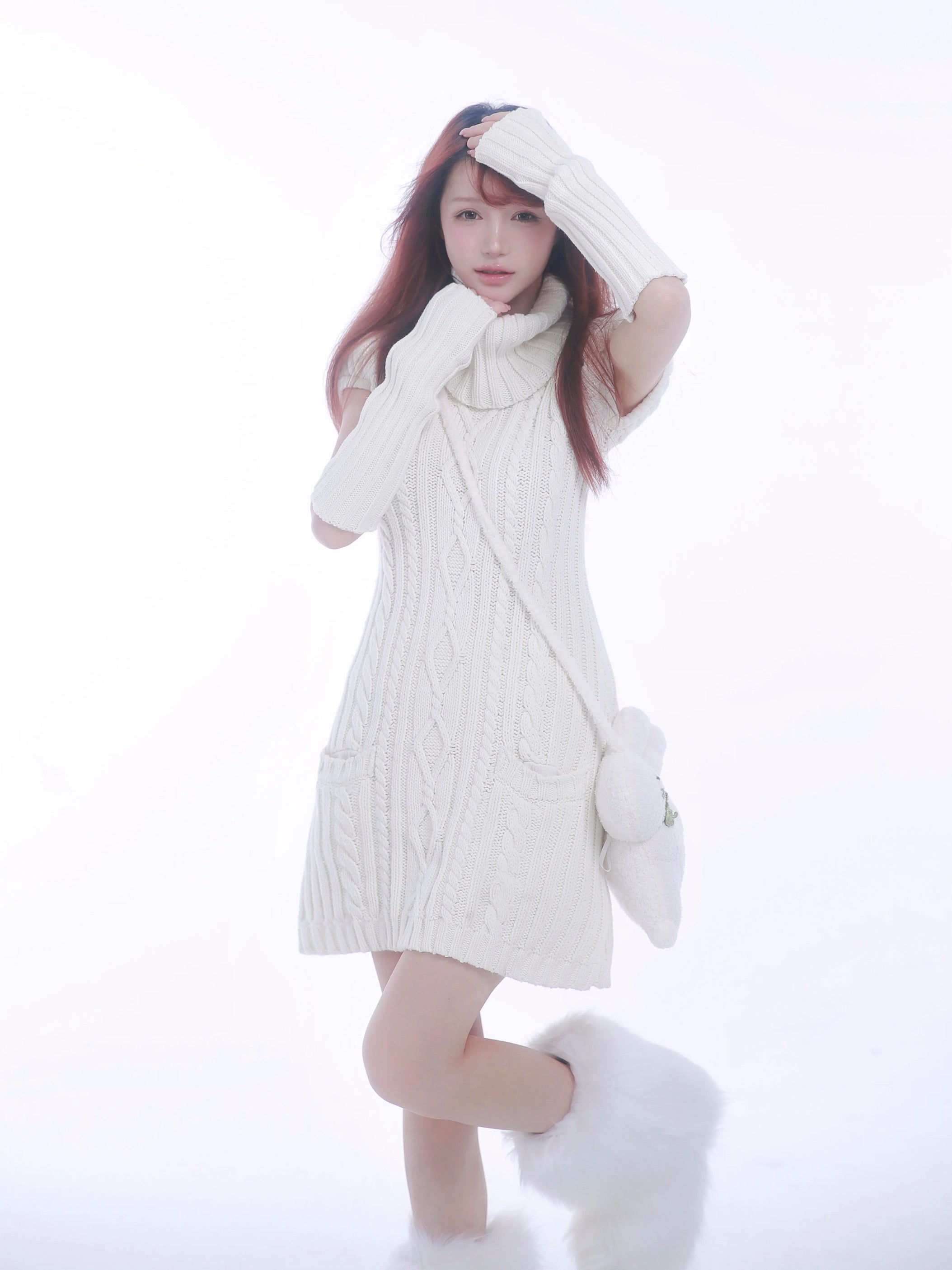 Get trendy with Rose Island Soft Snow White Princess Knitting Dress with removable collar Christmas - Dresses available at Peiliee Shop. Grab yours for $69 today!