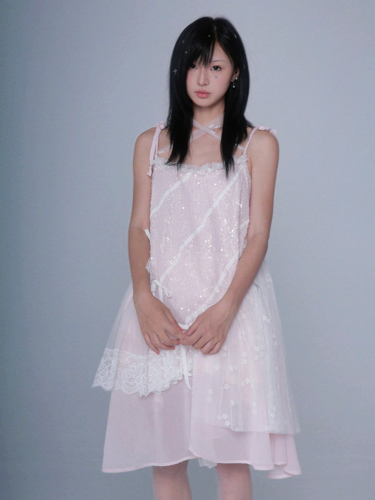 Get trendy with My baby pink soul - floral mini dress - Dress available at Peiliee Shop. Grab yours for $52 today!
