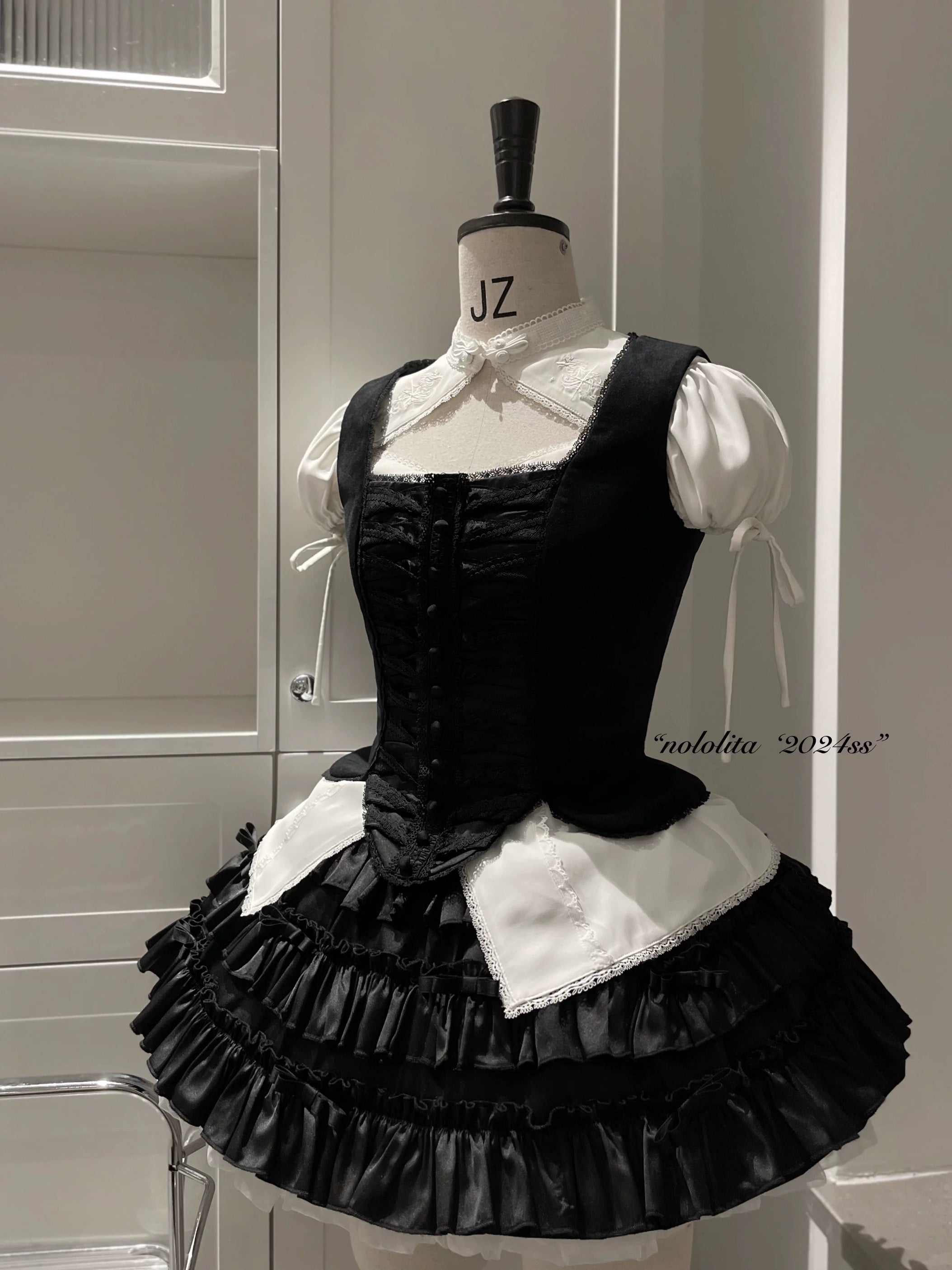 Get trendy with NoLolita 24SS Dragon’s Ketch Gothic Lolita Fashion Dress - available at Peiliee Shop. Grab yours for $29 today!