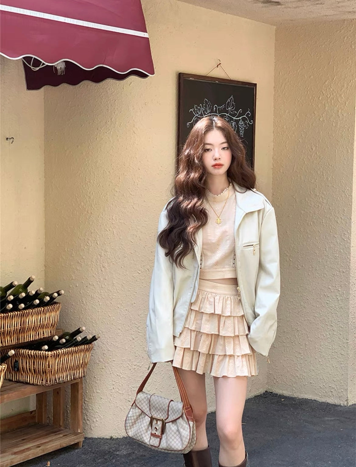 Get trendy with Time Traveler's Delicate Cutout Lace Ensemble - Dress available at Peiliee Shop. Grab yours for $42 today!