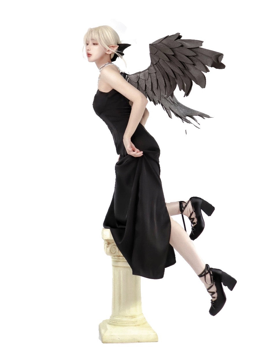 Get trendy with Dark Angel Evening Gown - available at Peiliee Shop. Grab yours for $59.90 today!