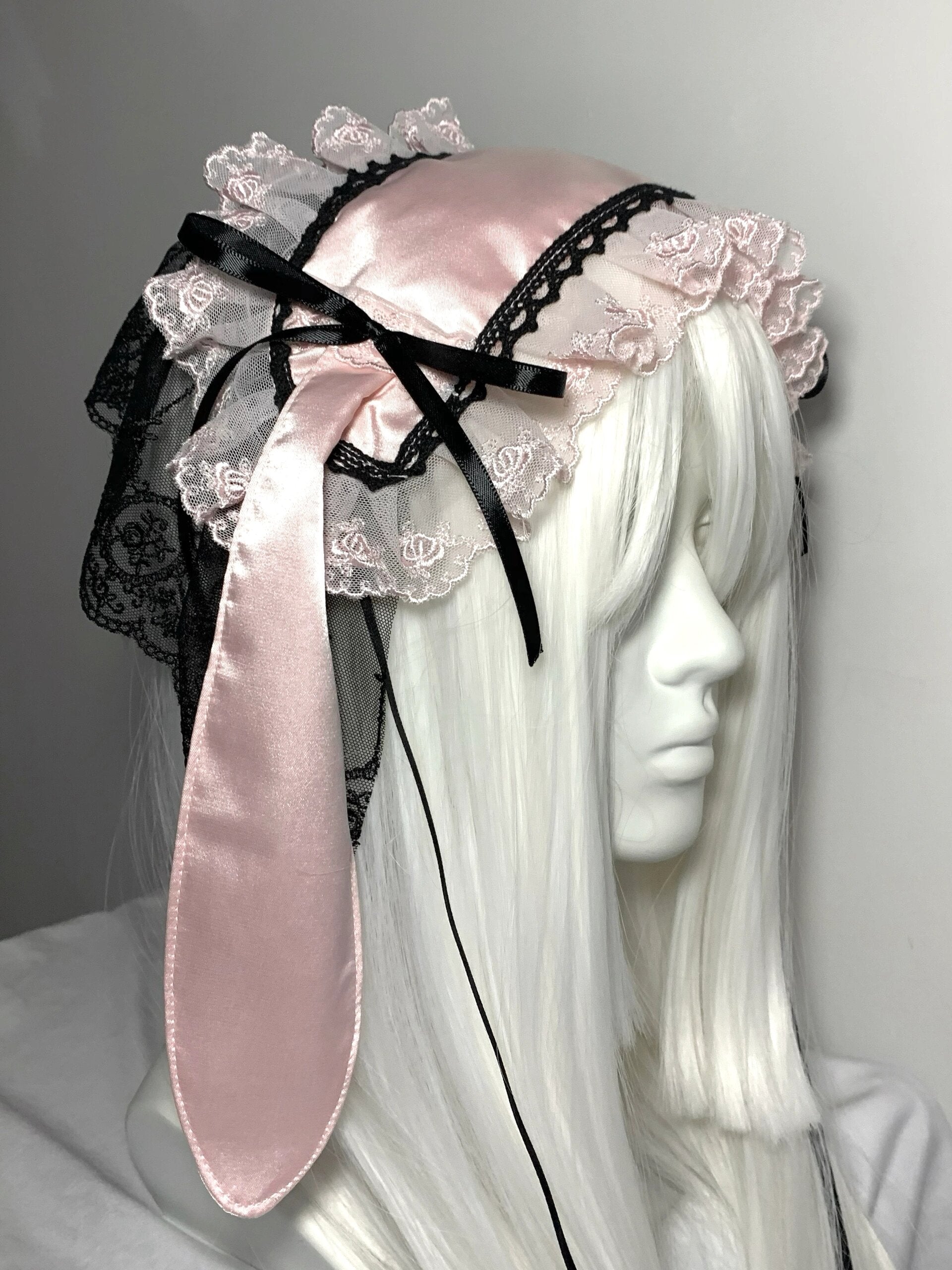 Get trendy with BlackPink Version Handmade Bunny Hat Headband - available at Peiliee Shop. Grab yours for $19.90 today!