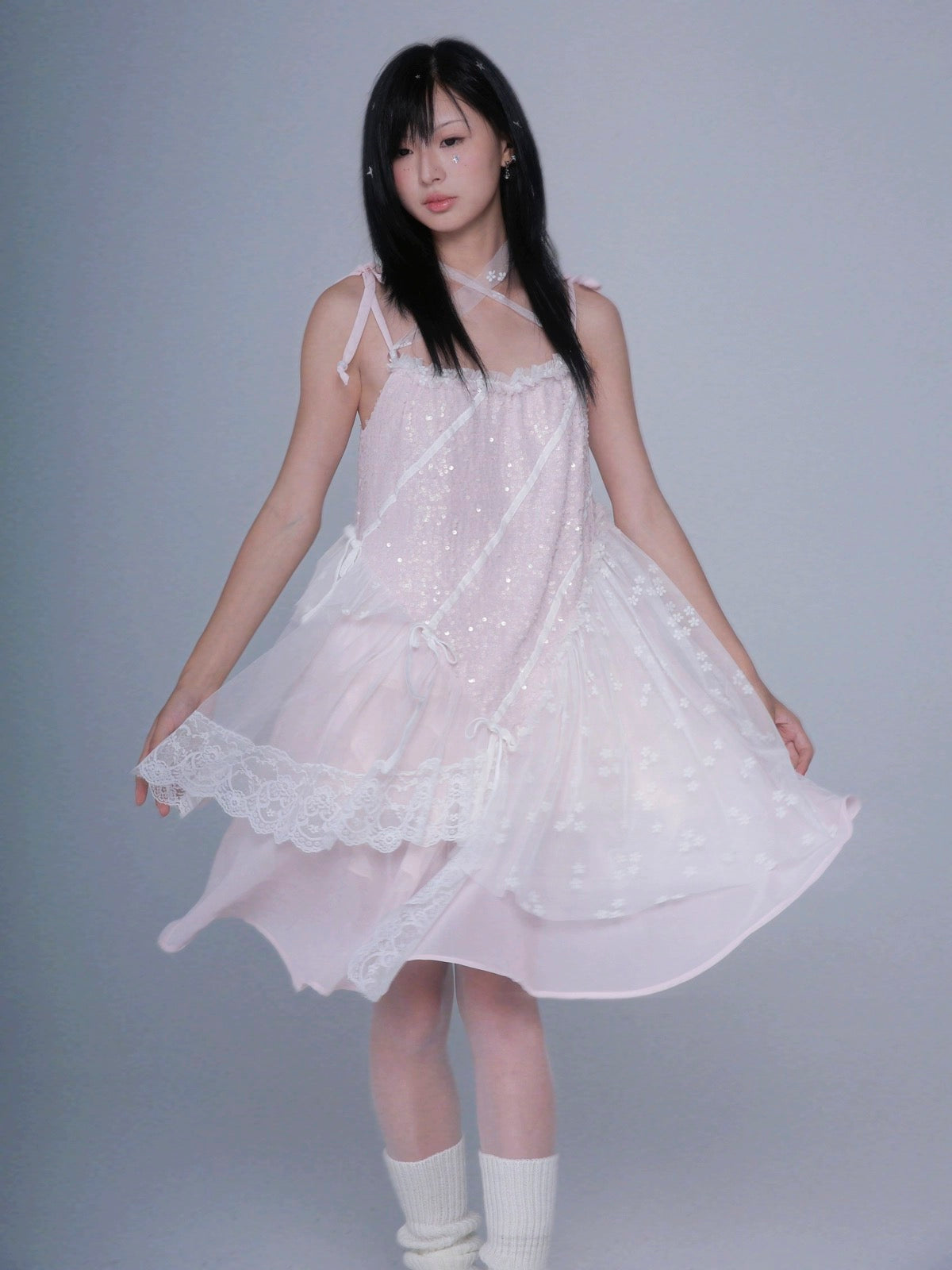 Get trendy with My baby pink soul - floral mini dress - Dress available at Peiliee Shop. Grab yours for $52 today!