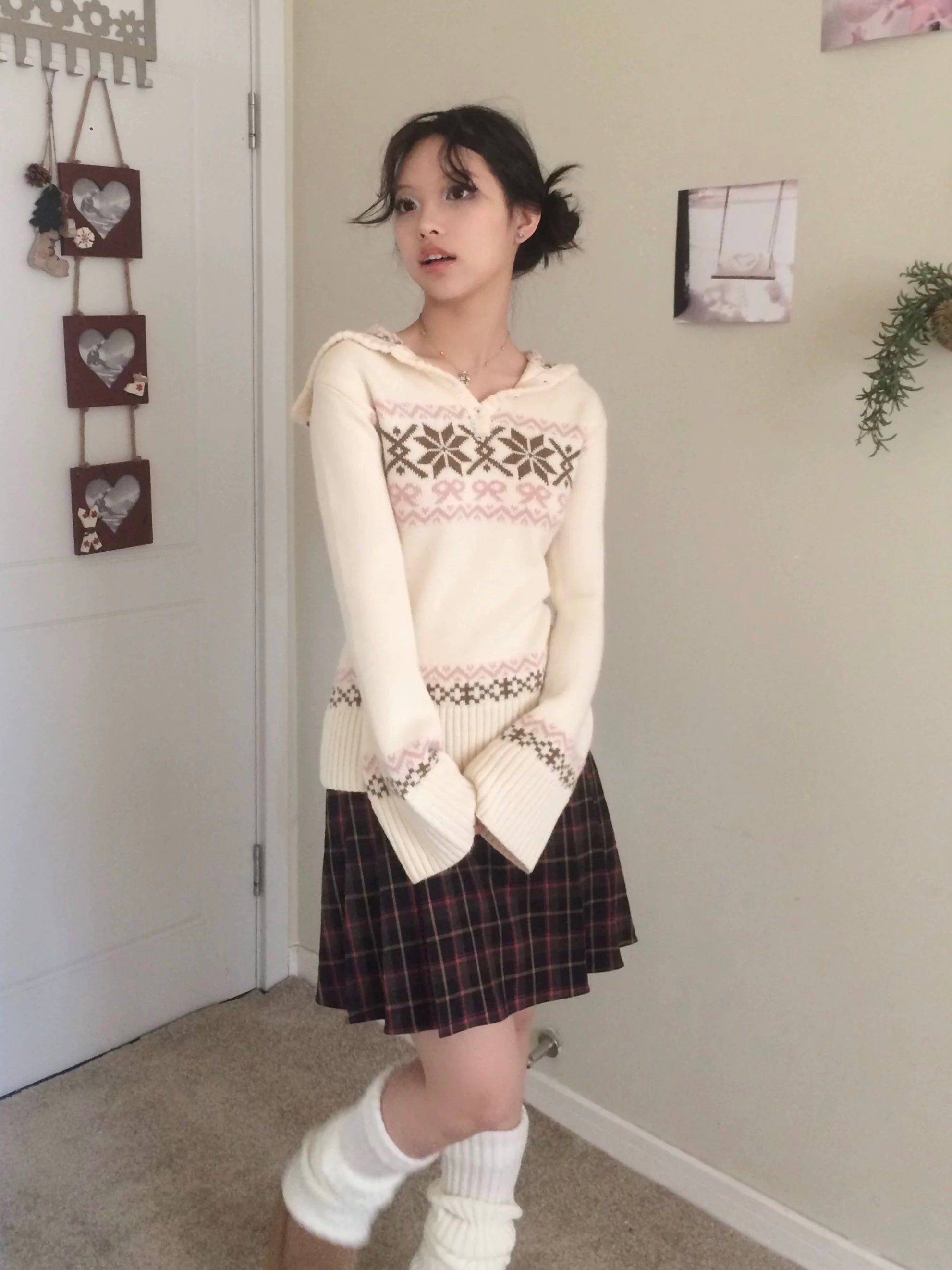 Get trendy with Sic Astra Coquette Doll hoodie sweater - Accessories available at Peiliee Shop. Grab yours for $49 today!