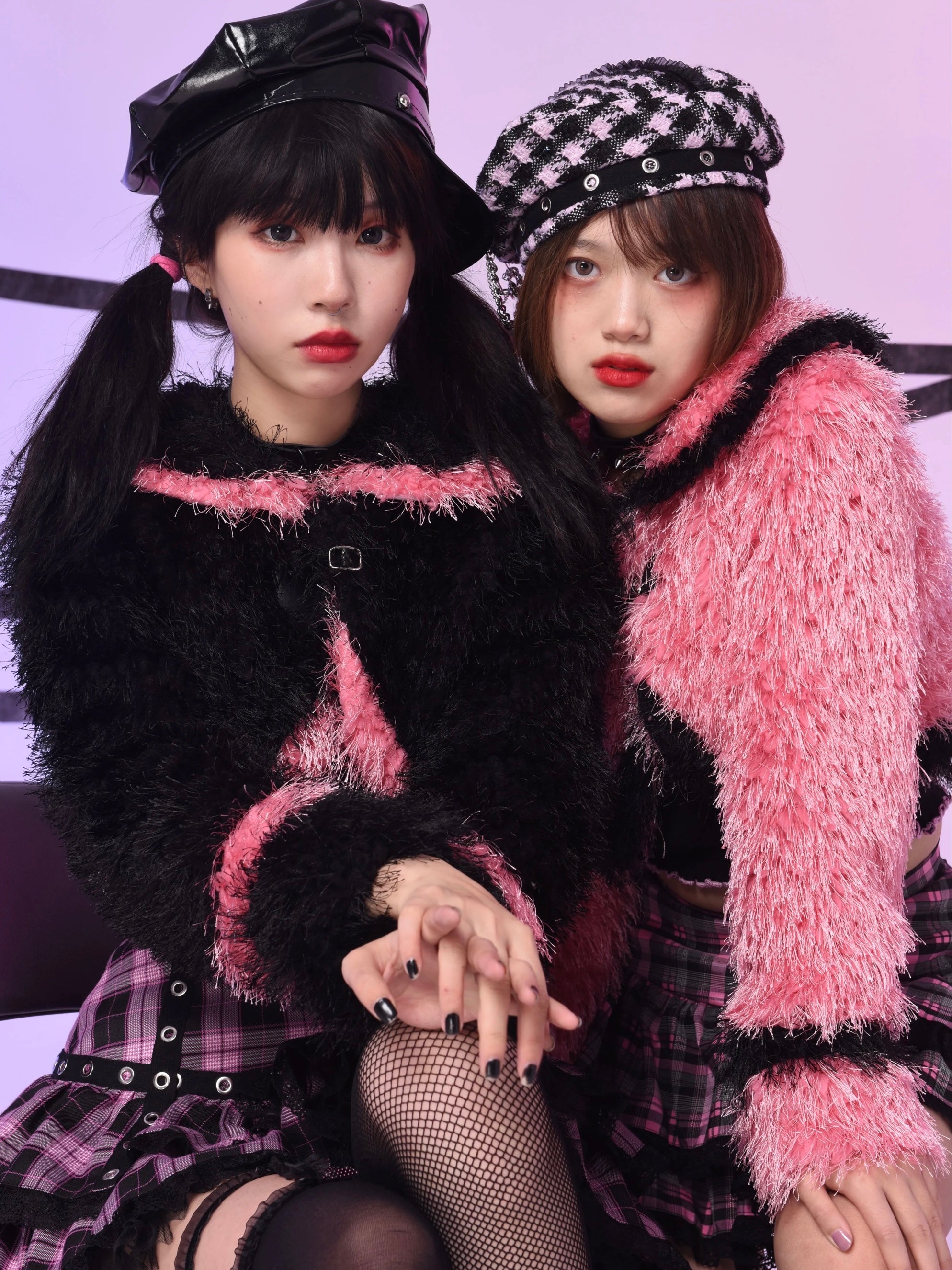 Get trendy with Evil Tooth my spice gyaru girl faux fur coat - available at Peiliee Shop. Grab yours for $48 today!
