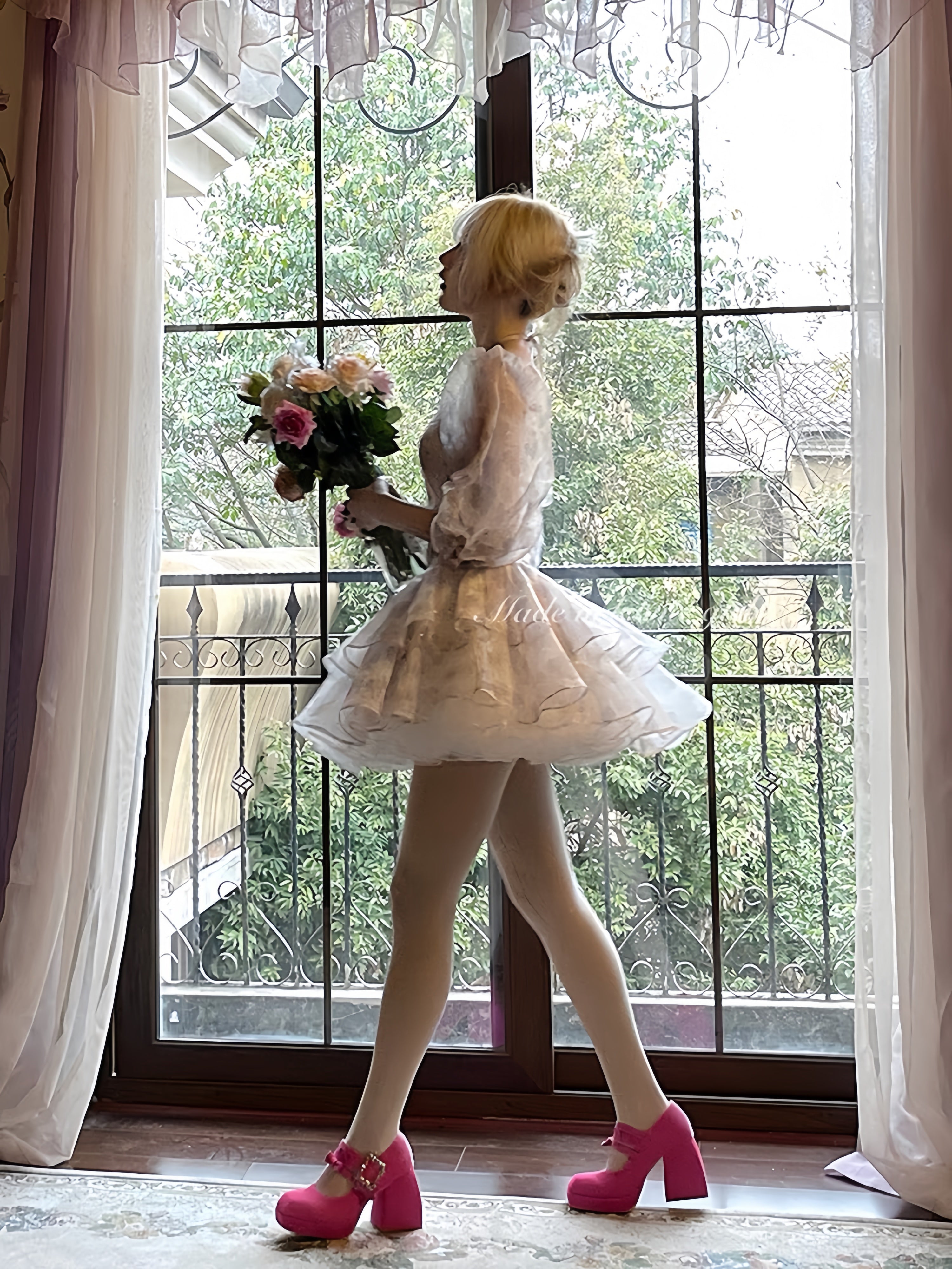 Get trendy with Lavender Honey Dream Floral Mini Dress - available at Peiliee Shop. Grab yours for $42.50 today!