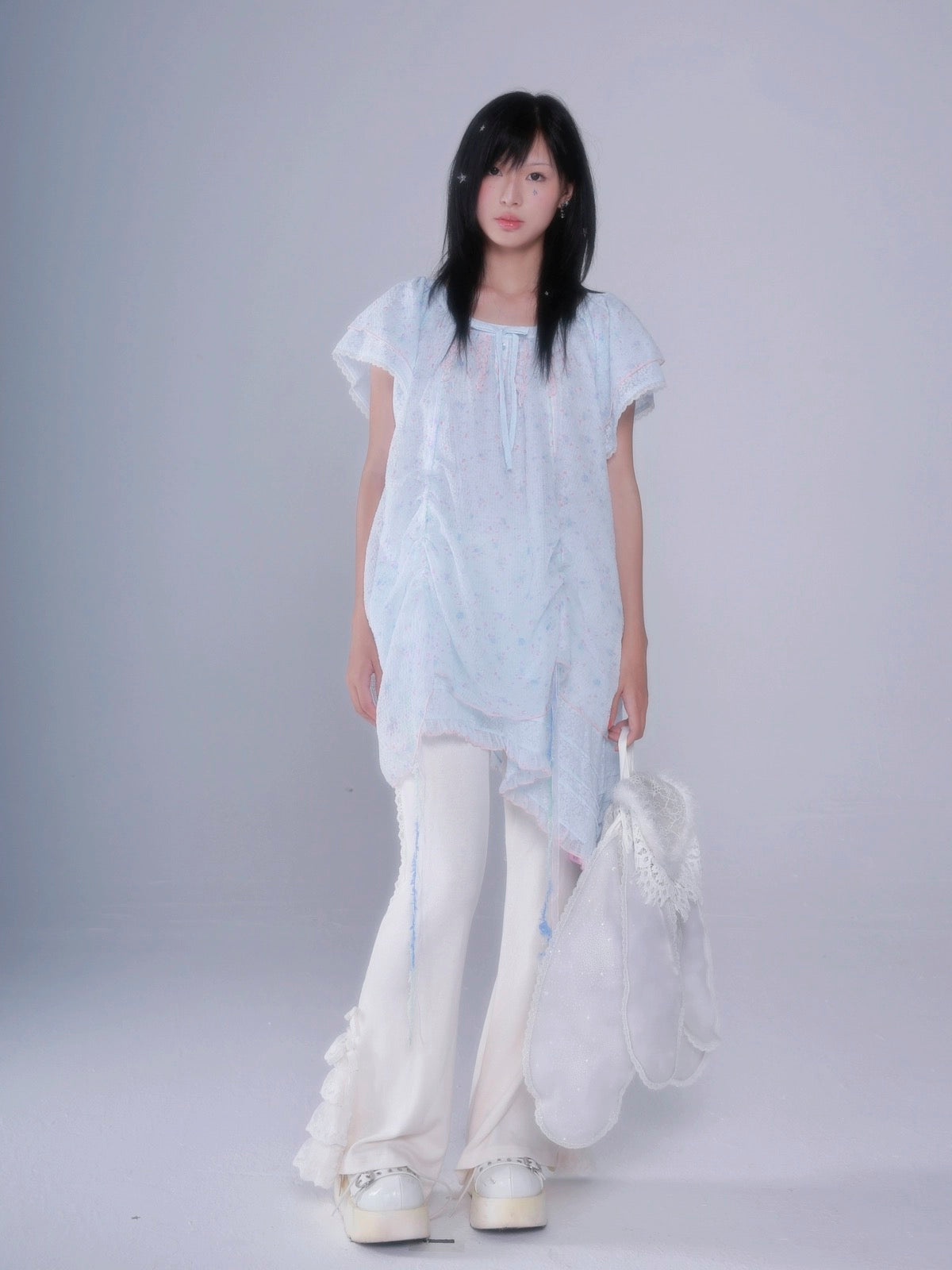 Get trendy with Mermaid Lagoon Mini Floral Dress - Dress available at Peiliee Shop. Grab yours for $58 today!