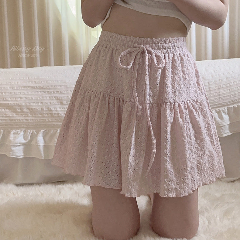 Get trendy with Sakura Aroma Heart Mini Skirt - available at Peiliee Shop. Grab yours for $18 today!