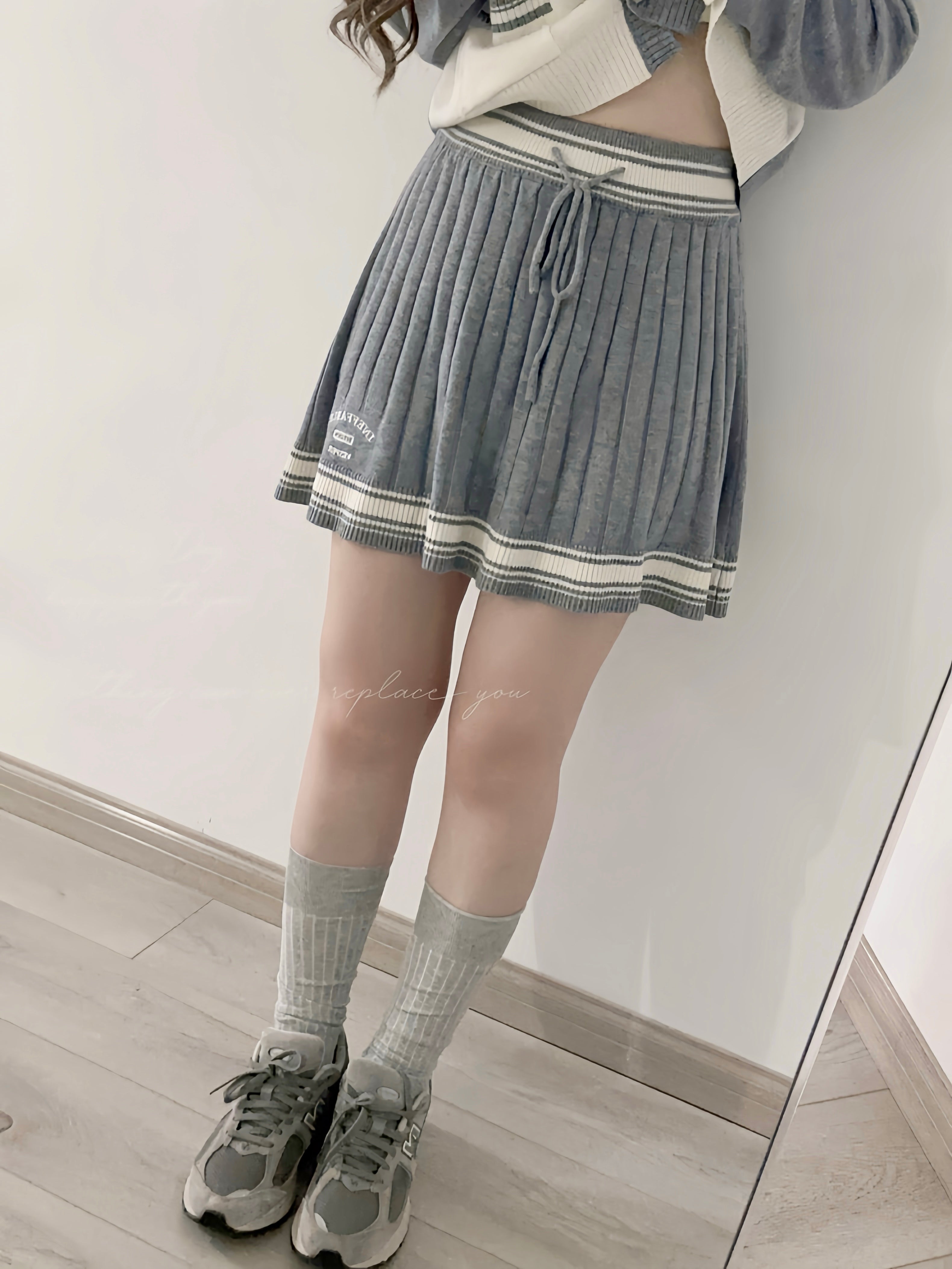 Get trendy with School days wool blended knitting cardigan skirt set - Sweater available at Peiliee Shop. Grab yours for $19.90 today!