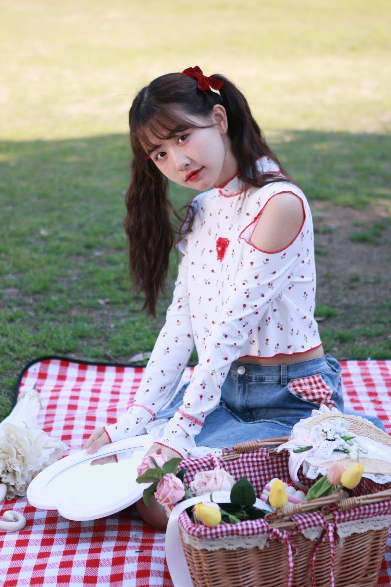 Get trendy with Rose Doll Christmas Cotton Top - available at Peiliee Shop. Grab yours for $17 today!