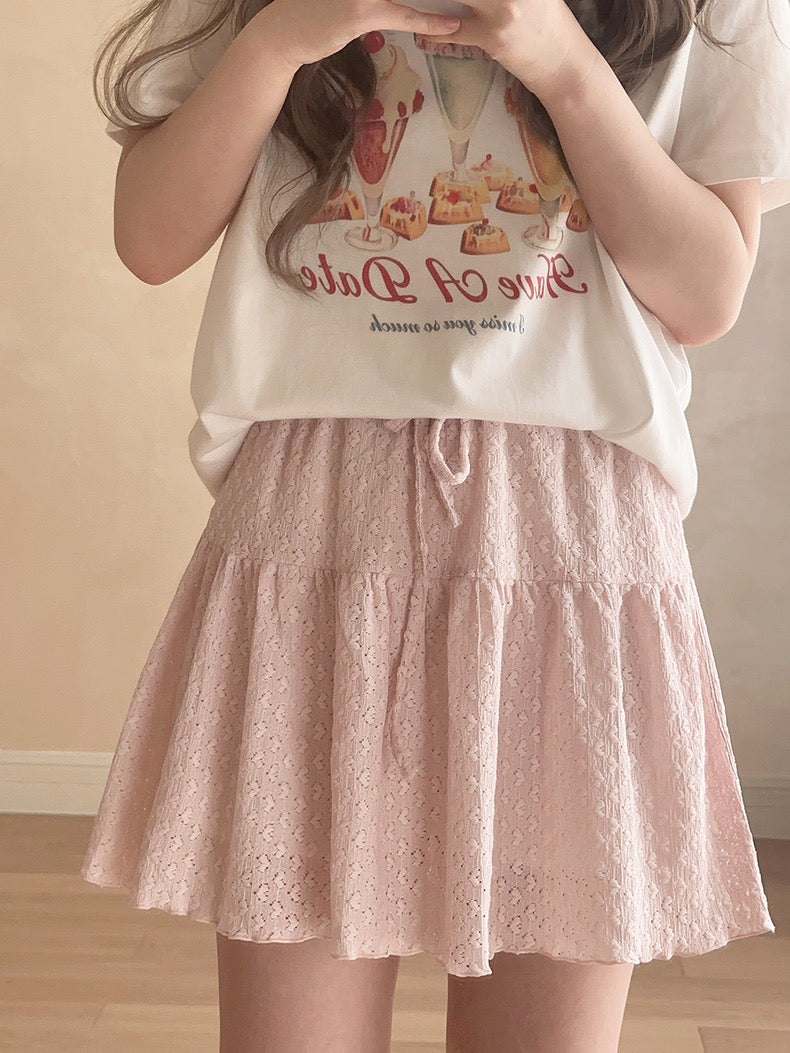 Get trendy with Sakura Aroma Heart Mini Skirt - available at Peiliee Shop. Grab yours for $18 today!