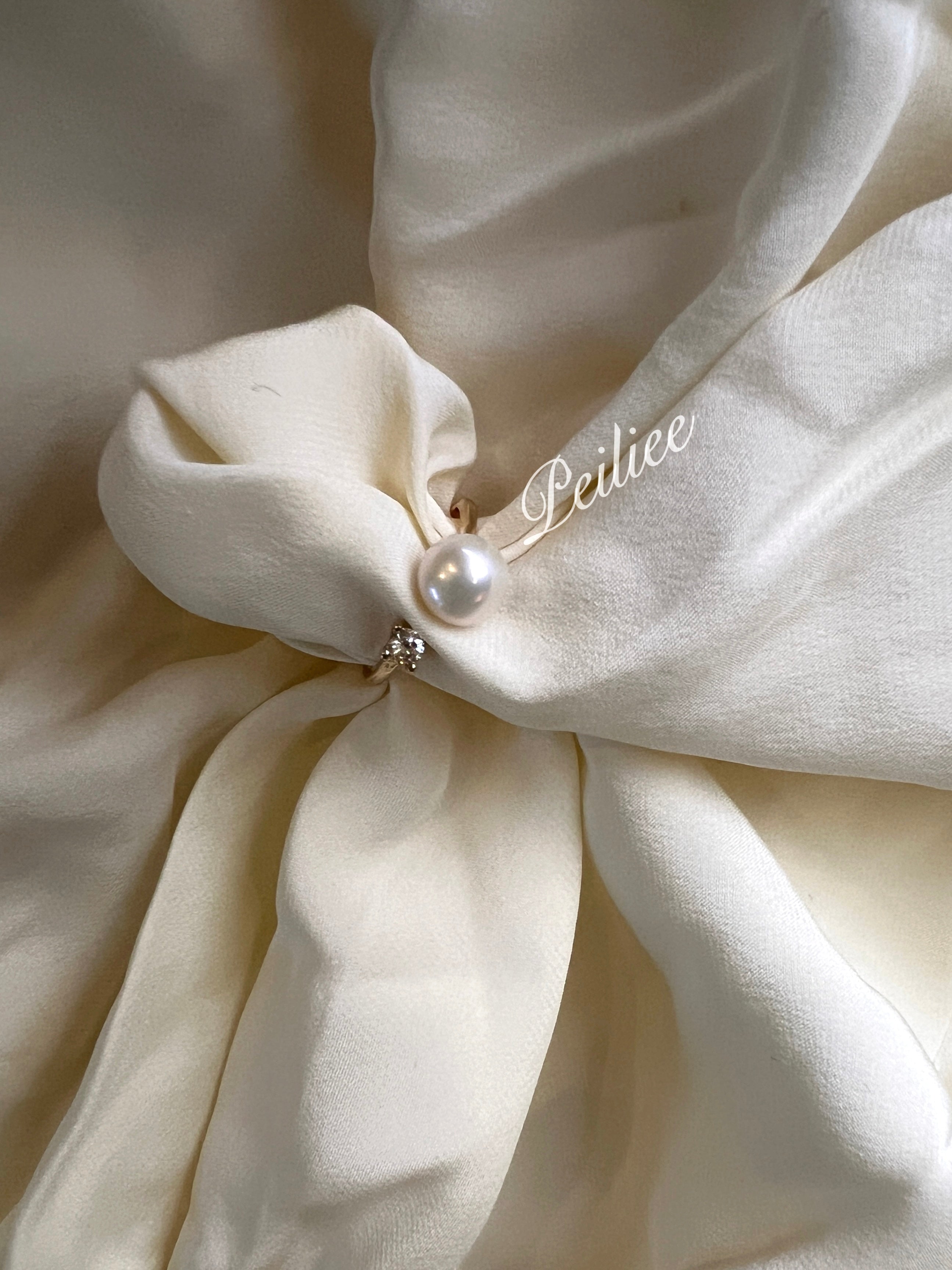 Get trendy with I love being me 8-9mm Freshwater Pearl Ring - available at Peiliee Shop. Grab yours for $18.90 today!