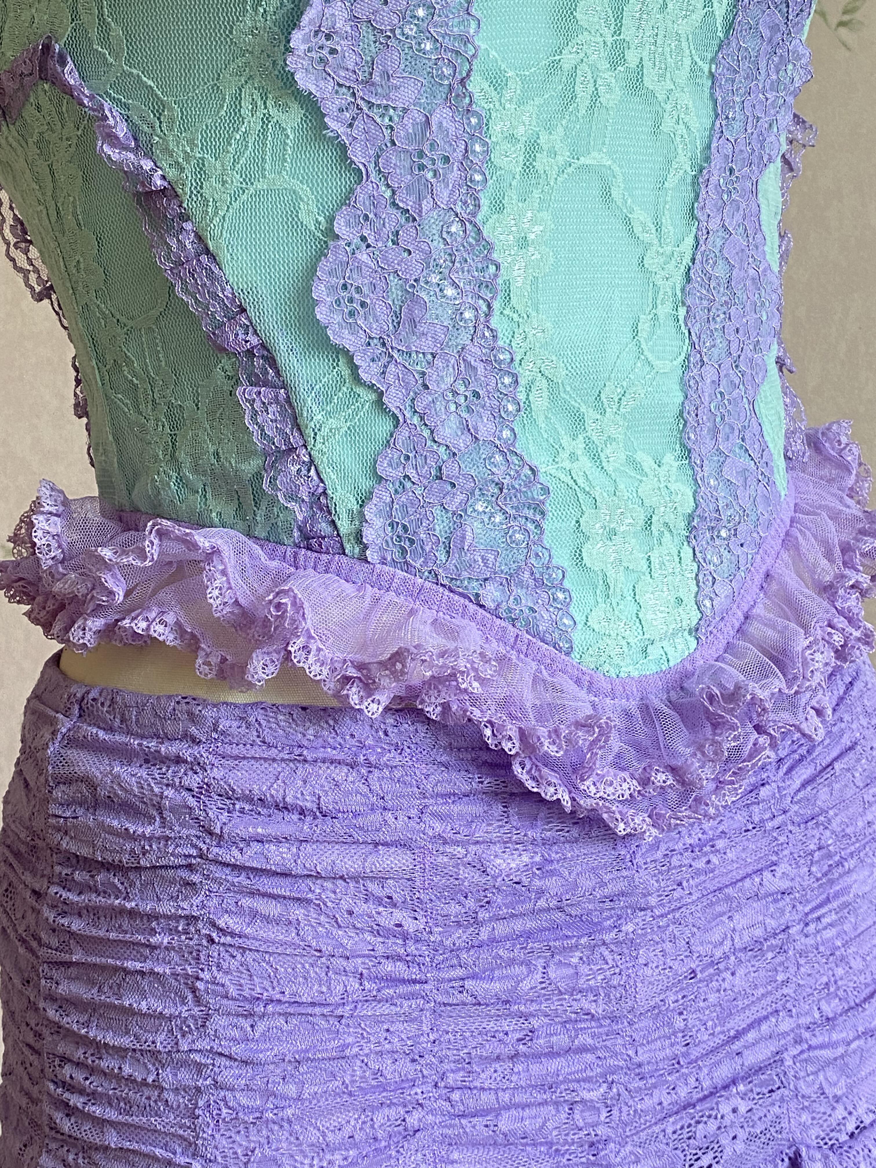 Get trendy with Princess Elsa and Ariel Fishbone Corset Top and skirt set - available at Peiliee Shop. Grab yours for $28 today!