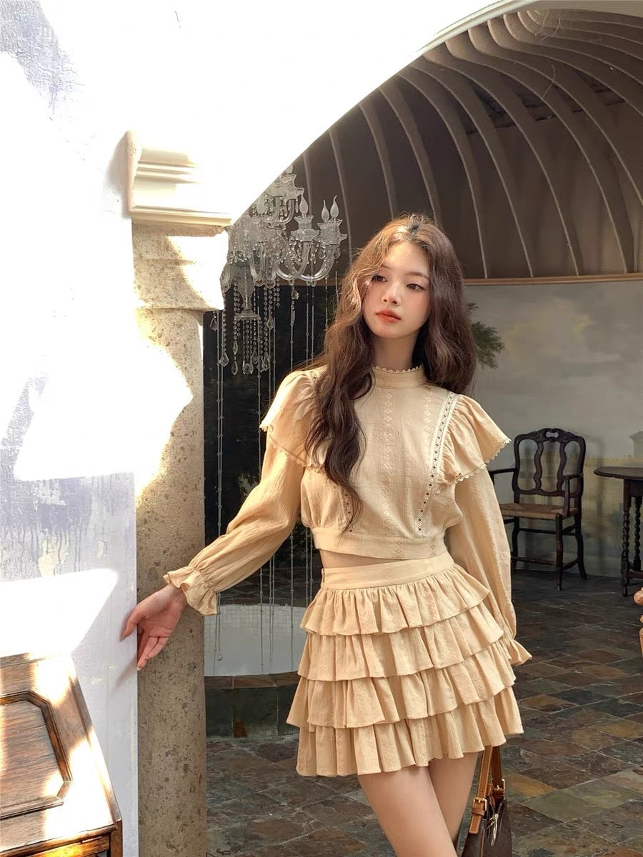 Get trendy with Time Traveler's Delicate Cutout Lace Ensemble - Dress available at Peiliee Shop. Grab yours for $41 today!