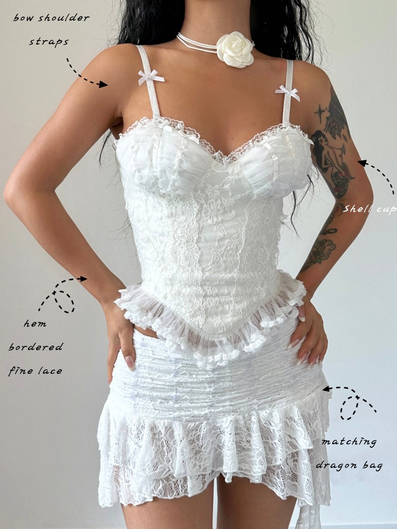 Get trendy with Princess Elsa and Ariel Fishbone Corset Top and skirt set - available at Peiliee Shop. Grab yours for $28 today!