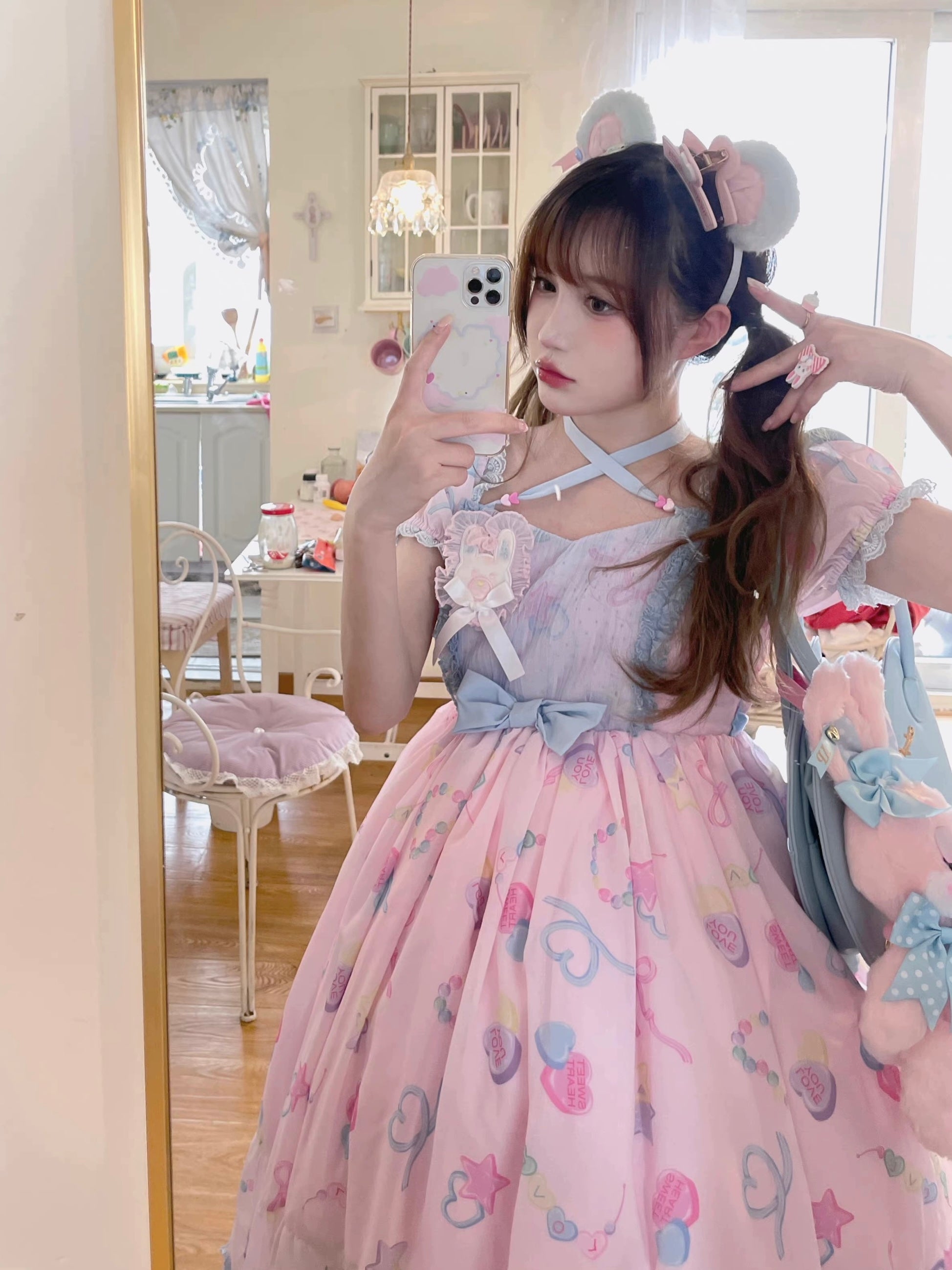 Get trendy with Girls’ dream Lolita Fashion JSK Dress - available at Peiliee Shop. Grab yours for $40 today!