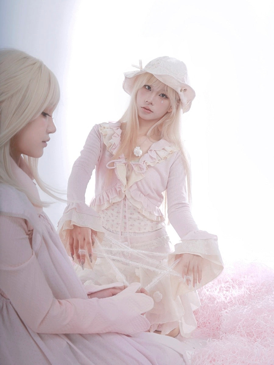 Get trendy with Rosy Dreams Flowery Cardigan - available at Peiliee Shop. Grab yours for $42 today!