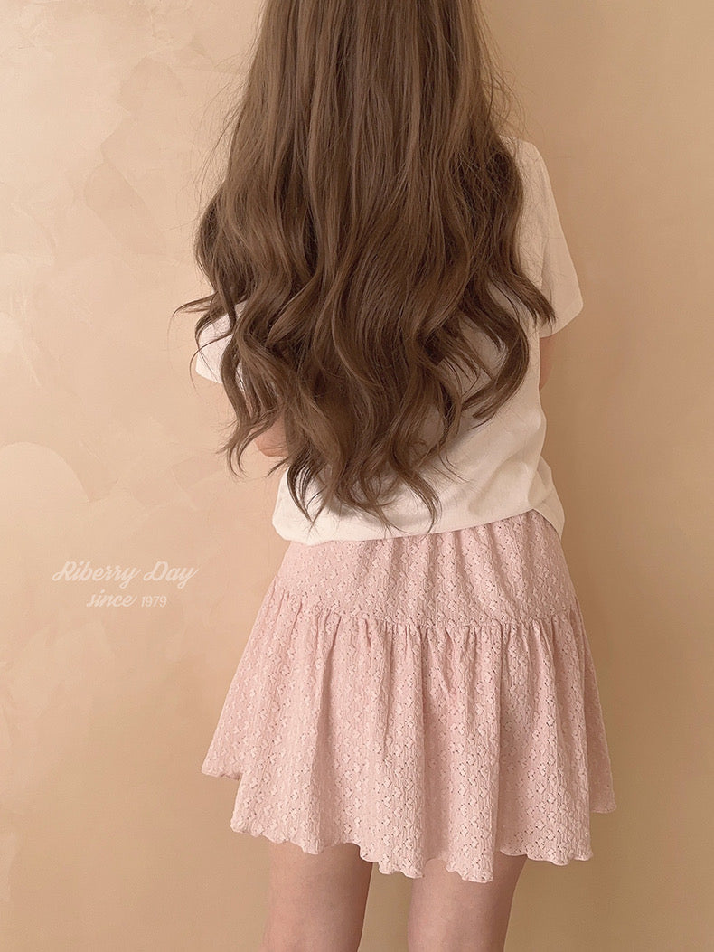 Get trendy with Sakura Aroma Heart Mini Skirt - available at Peiliee Shop. Grab yours for $18 today!