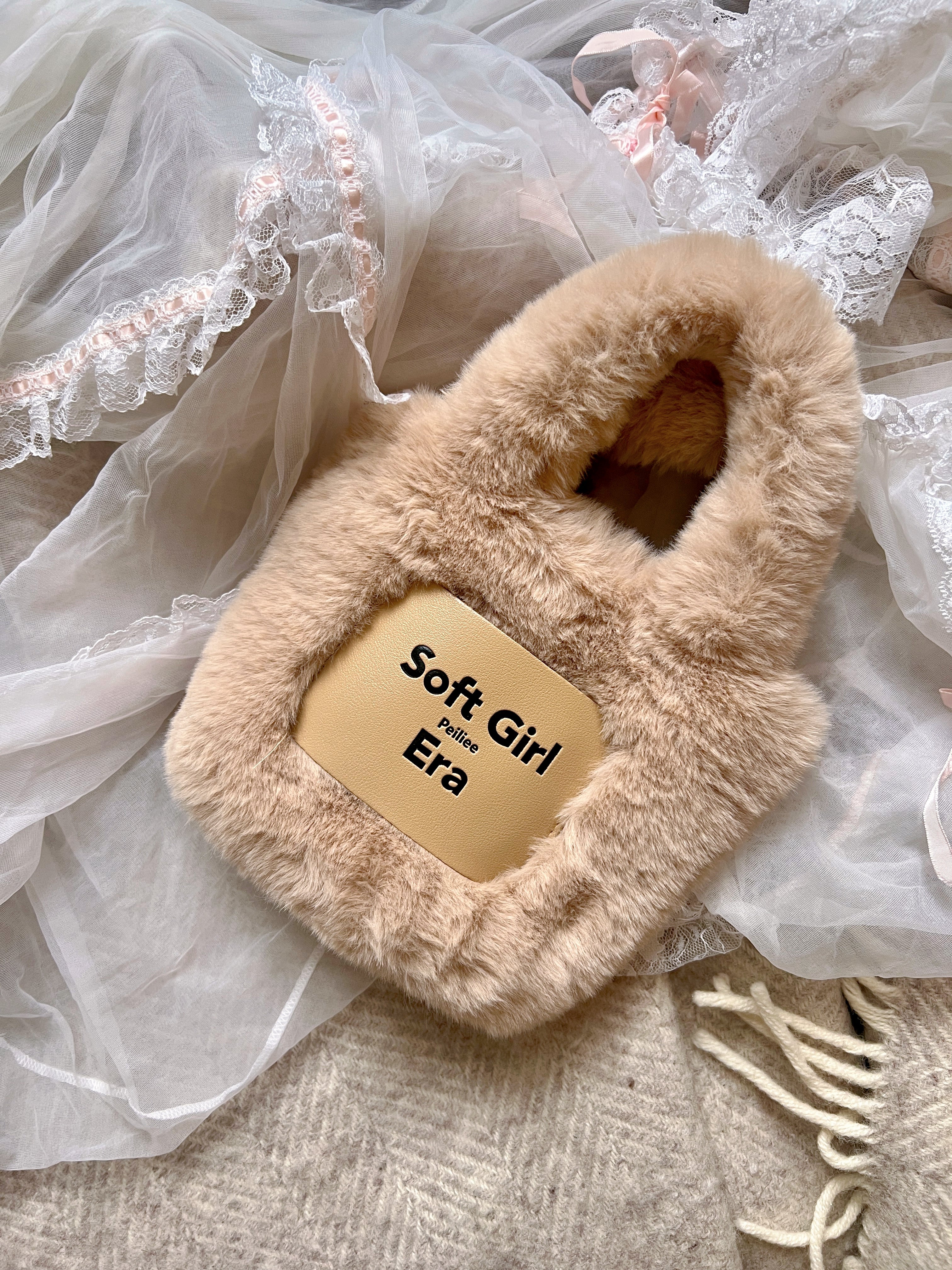 Get trendy with Soft Girl Era Faux Fur Mini Hand Bag - available at Peiliee Shop. Grab yours for $15 today!