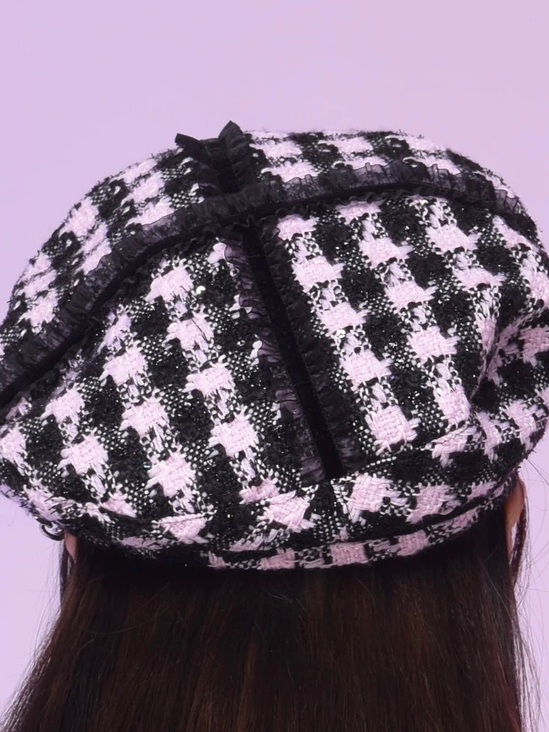 Get trendy with Evil Tooth my gyaru rock star tweed beret hat - available at Peiliee Shop. Grab yours for $24 today!