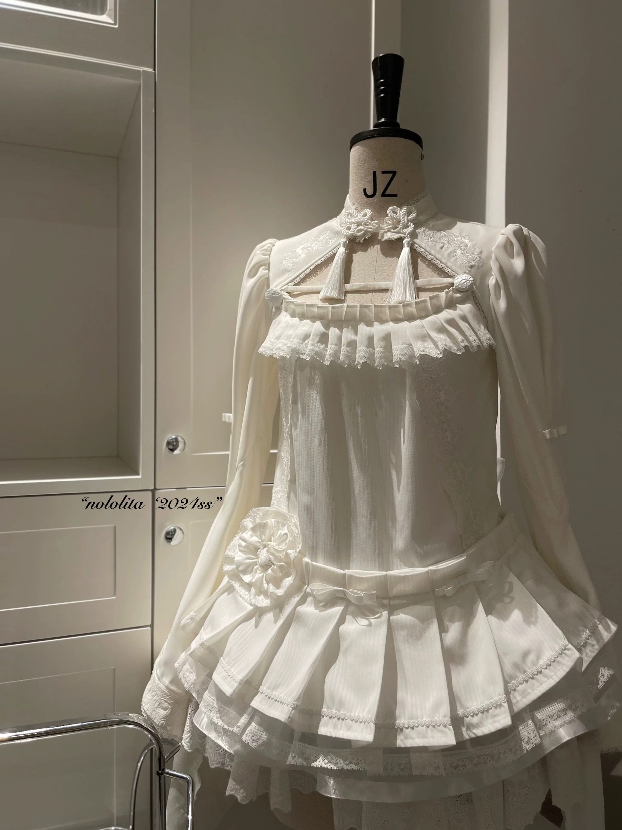 Get trendy with NoLolita 24SS Dragon’s Ketch Gothic Lolita Fashion Dress - available at Peiliee Shop. Grab yours for $29 today!