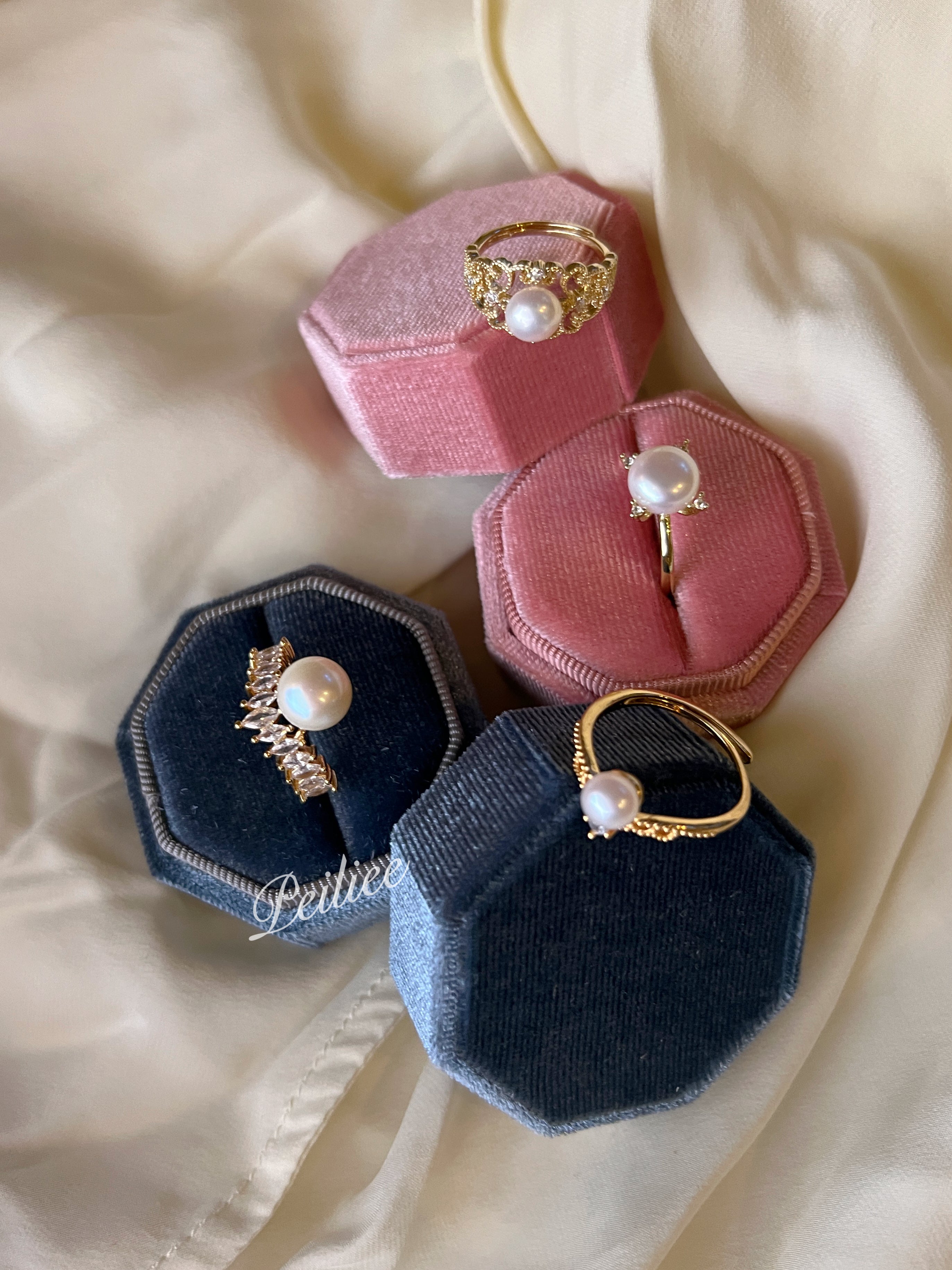 Get trendy with Love Me Like You Do Crystal 9-10mm Freshwater Pearl Ring - available at Peiliee Shop. Grab yours for $19.90 today!