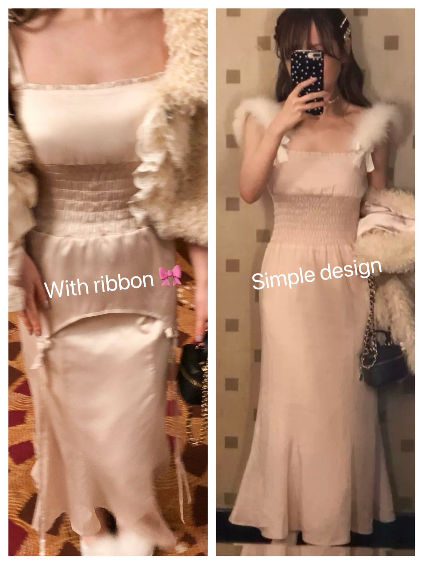 Get trendy with Mon Chérie Belle Charm Satin Midi Dress Evening Dress Christmas - Dresses available at Peiliee Shop. Grab yours for $36 today!