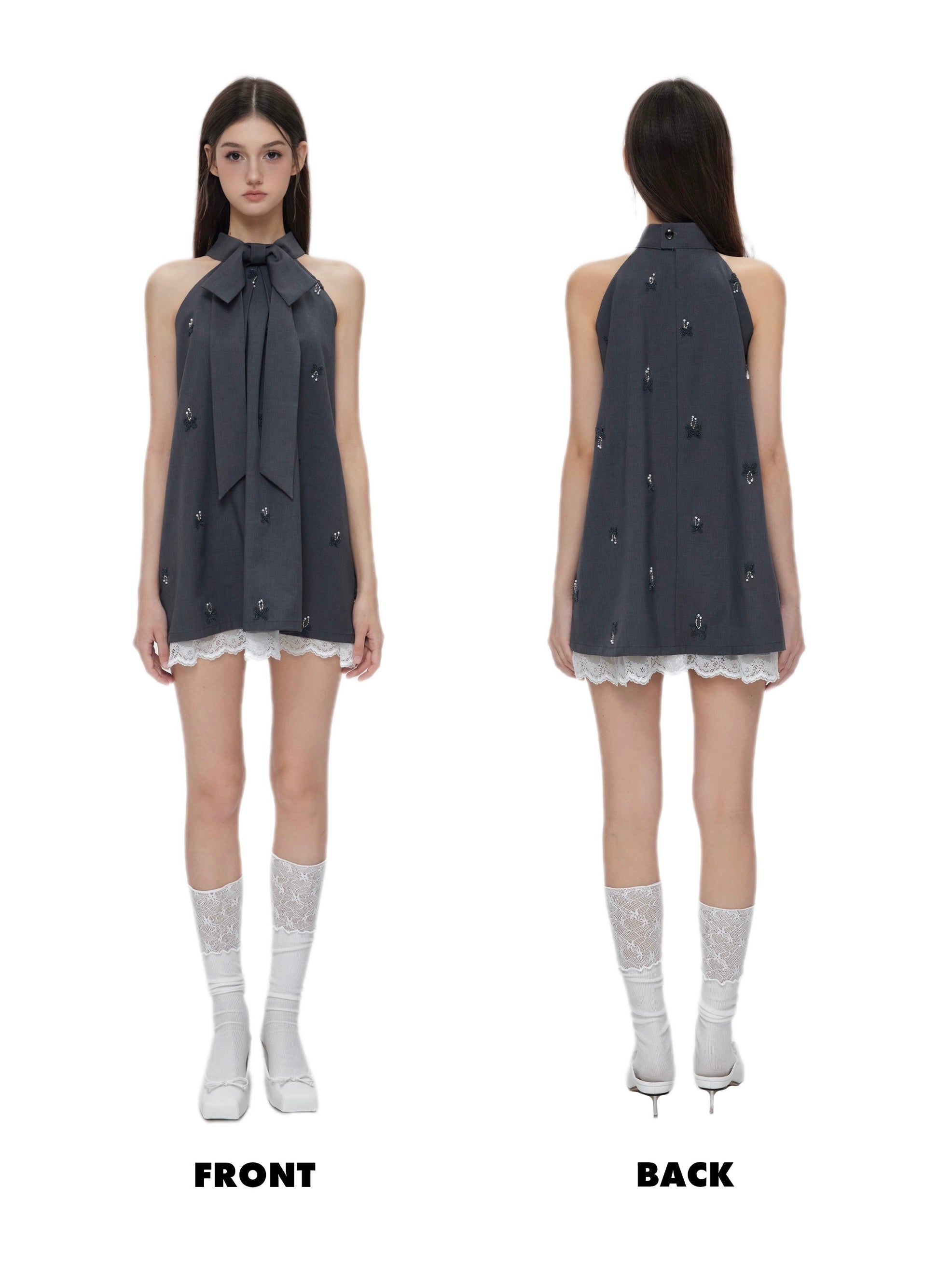 Get trendy with I don’t care about you - mini dress set made with suit fabric - available at Peiliee Shop. Grab yours for $48 today!