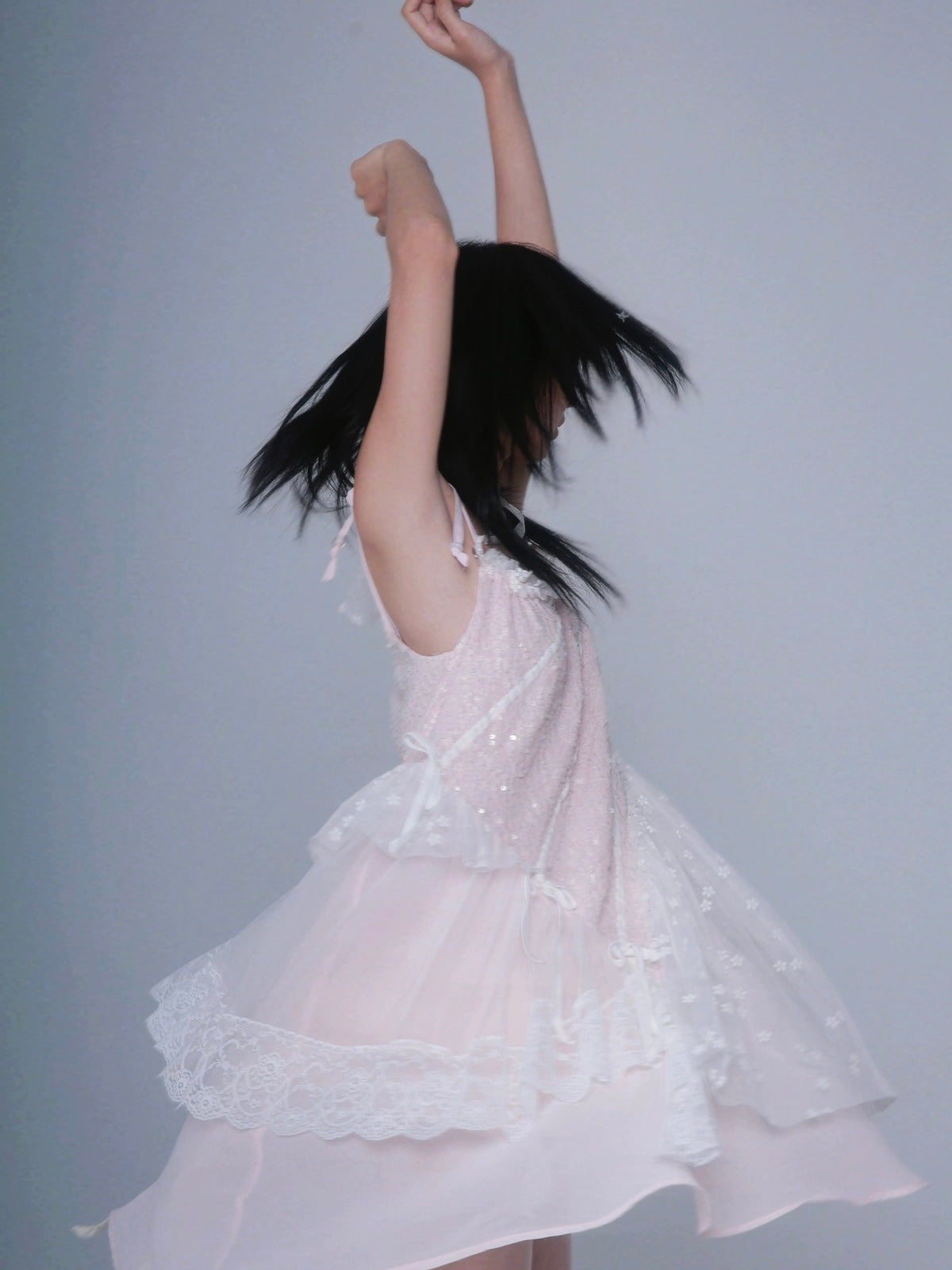 Get trendy with My baby pink soul - floral mini dress - Dress available at Peiliee Shop. Grab yours for $52 today!