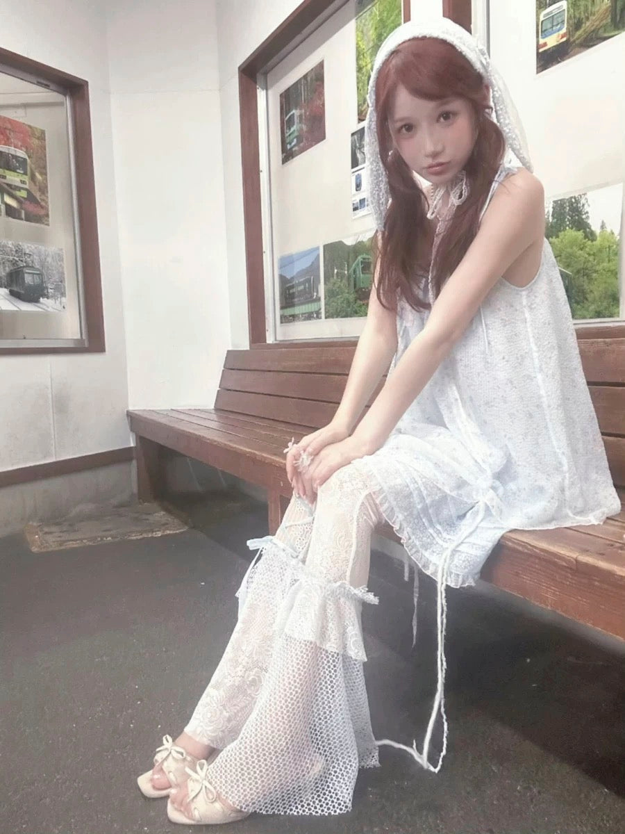 Get trendy with Rose Island Day Dream Flared Pants - available at Peiliee Shop. Grab yours for $46 today!