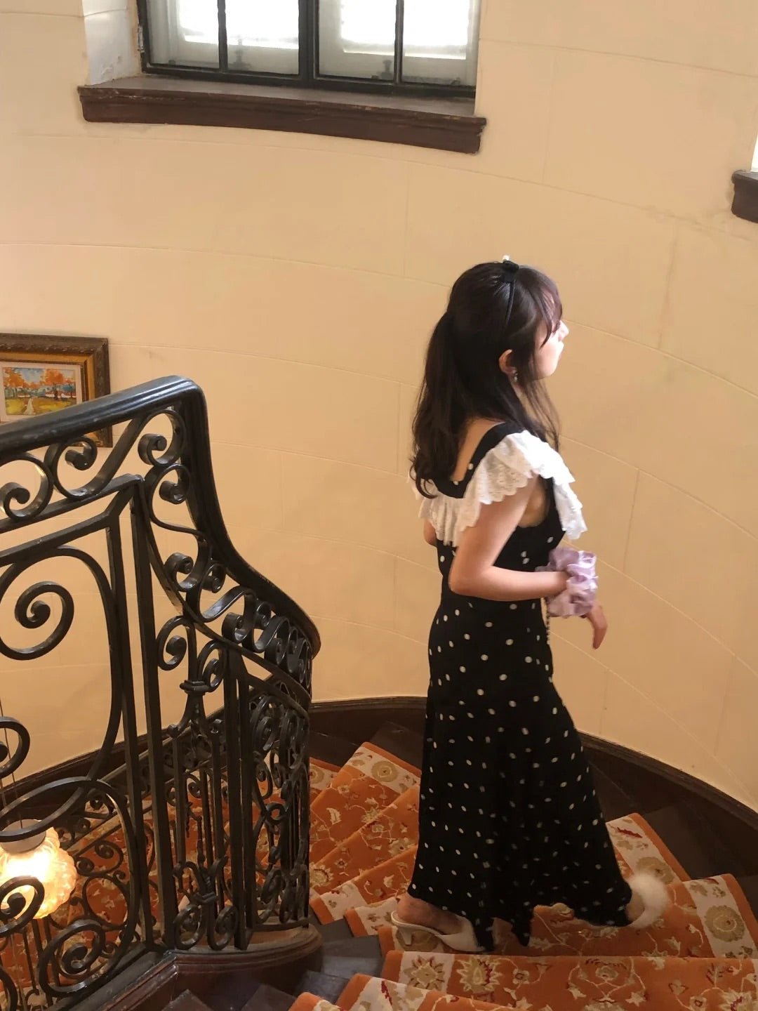 Get trendy with Inner Romance polka satin midi dress gown - Dresses available at Peiliee Shop. Grab yours for $36.80 today!