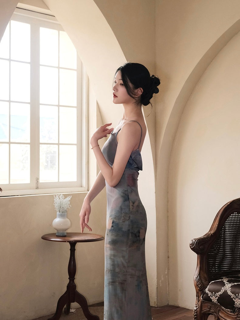 Get trendy with Butterfly waltz whisper floral midi dress - Dress available at Peiliee Shop. Grab yours for $38 today!