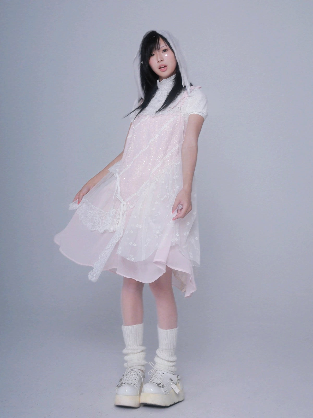 Get trendy with My baby pink soul - floral mini dress - Dress available at Peiliee Shop. Grab yours for $52 today!
