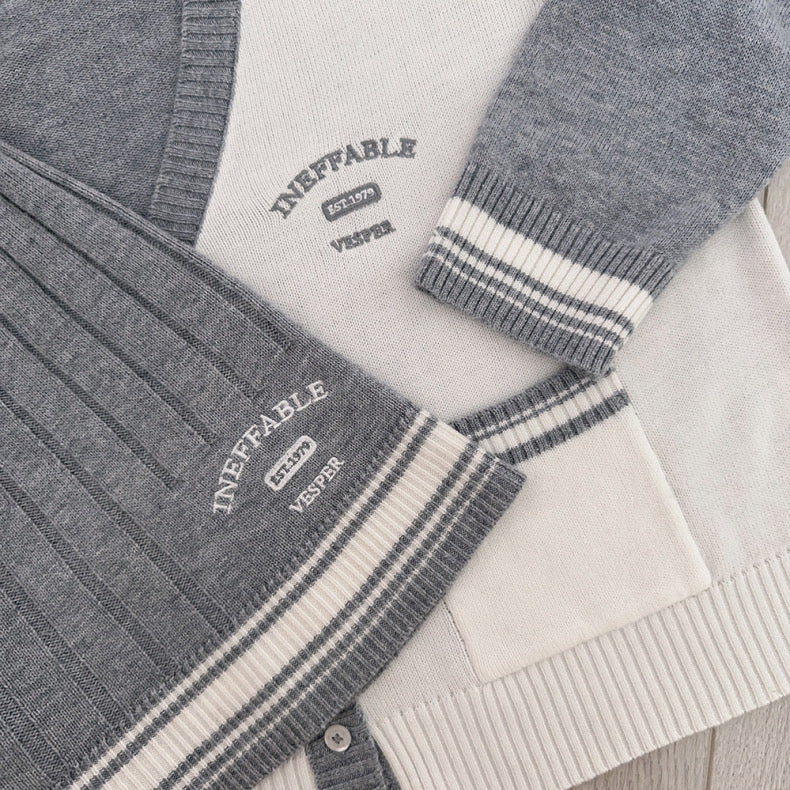 Get trendy with School days wool blended knitting cardigan skirt set - Sweater available at Peiliee Shop. Grab yours for $19.90 today!