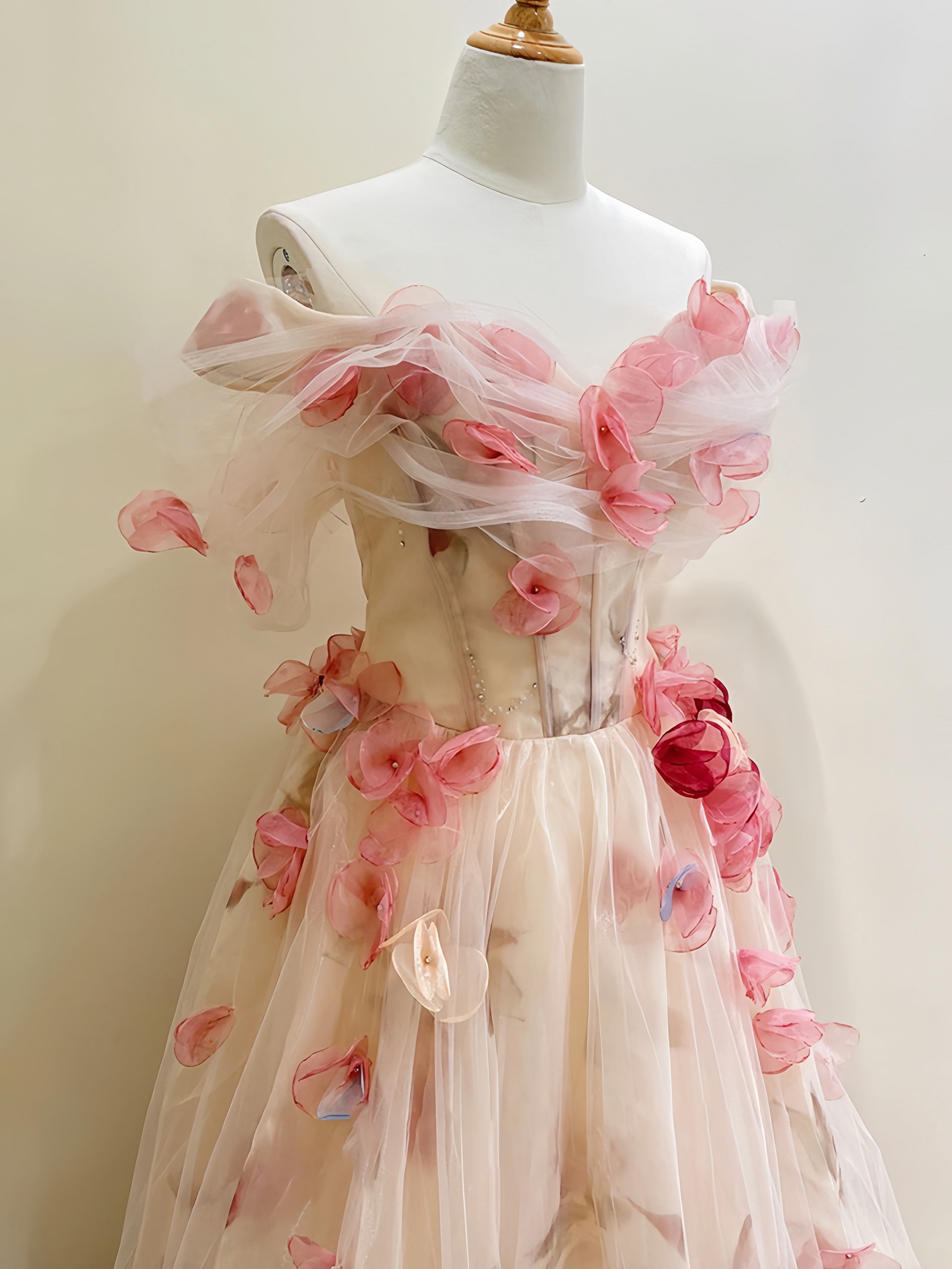 Get trendy with My Majesty the Rose Wedding Dress Floral Gown Midi Dress - available at Peiliee Shop. Grab yours for $85 today!