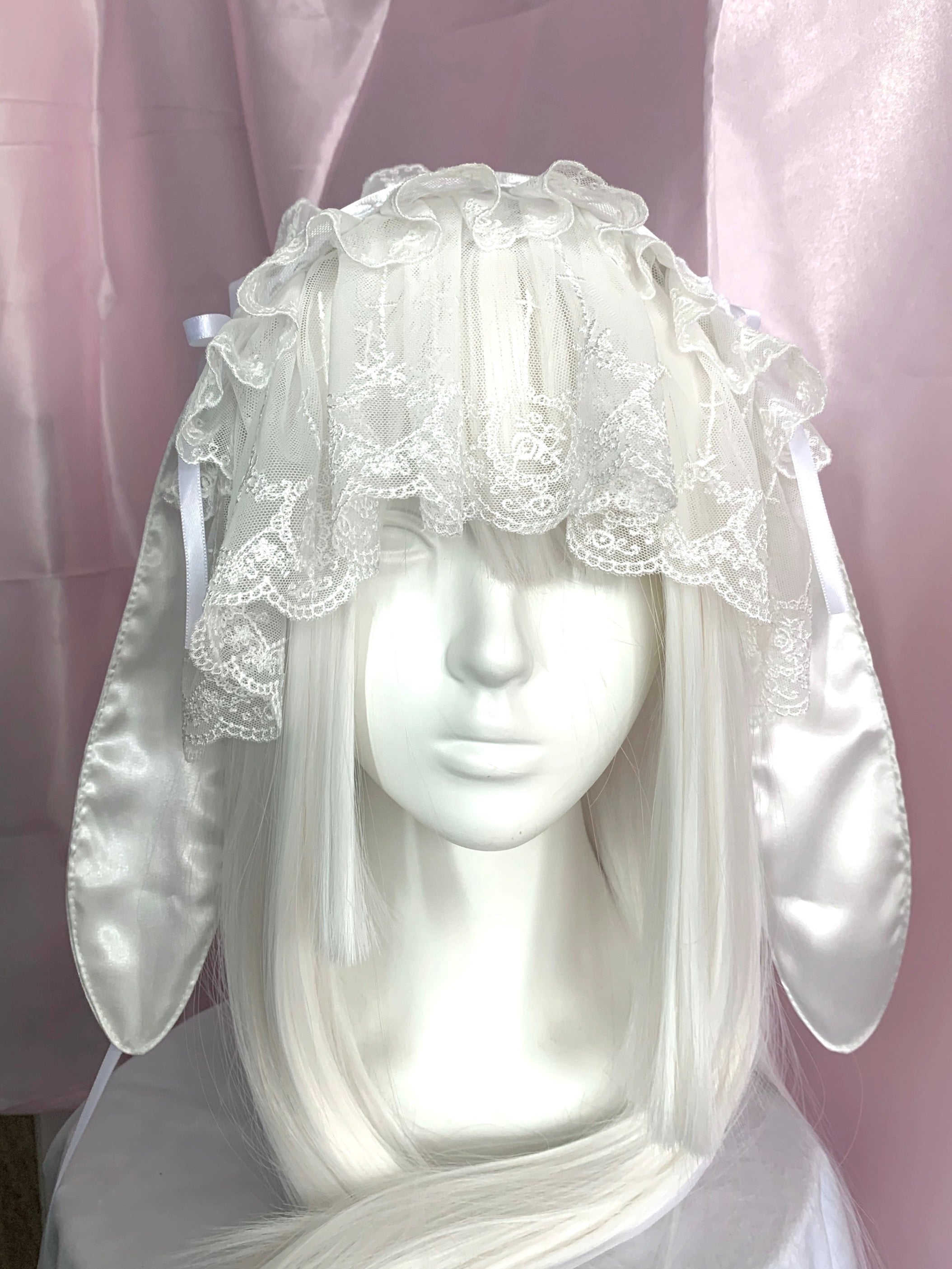 Get trendy with Angel Version Handmade White Bunny Hat Headband - available at Peiliee Shop. Grab yours for $21.90 today!