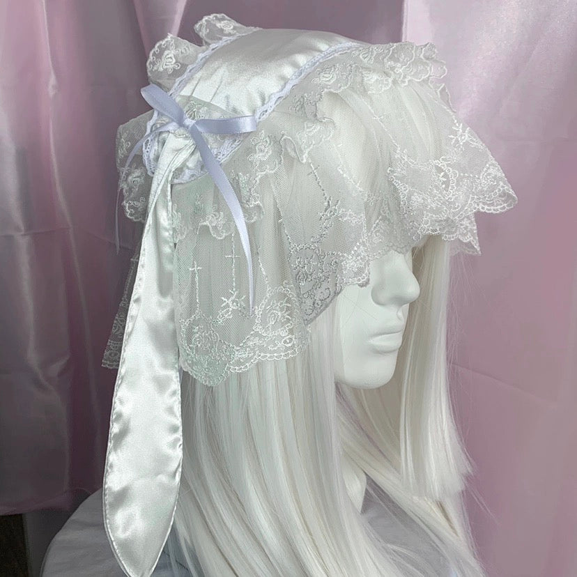 Get trendy with Angel Version Handmade White Bunny Hat Headband - available at Peiliee Shop. Grab yours for $21.90 today!