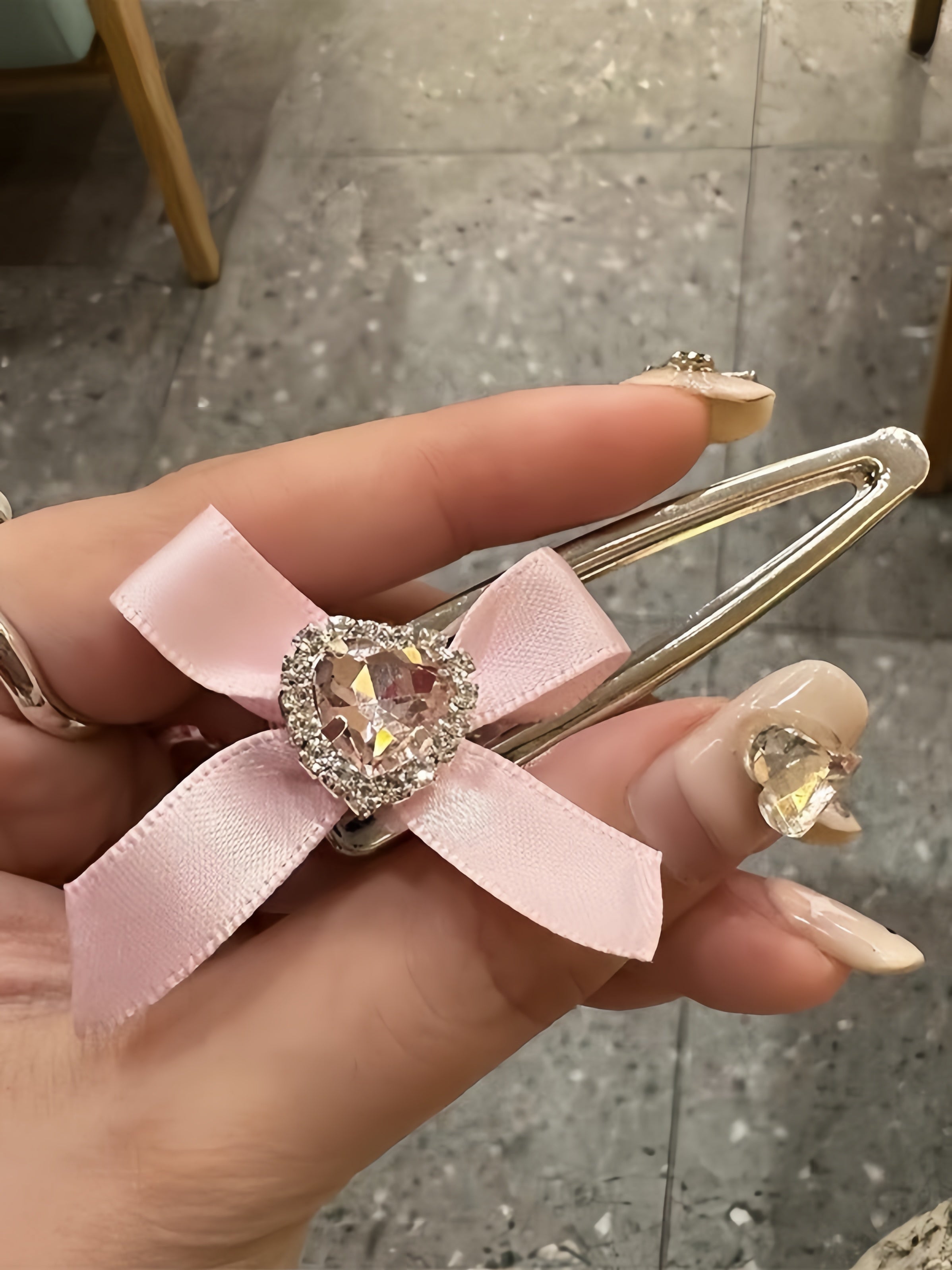 Get trendy with Dolly Heart Hairpin - available at Peiliee Shop. Grab yours for $2.50 today!