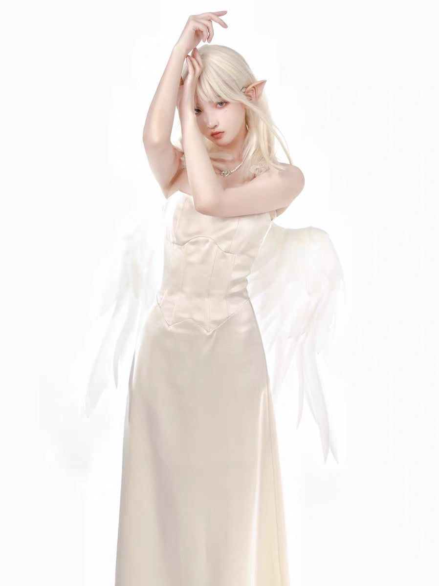 Get trendy with Soul Angel Gown Long Dress - available at Peiliee Shop. Grab yours for $59.90 today!