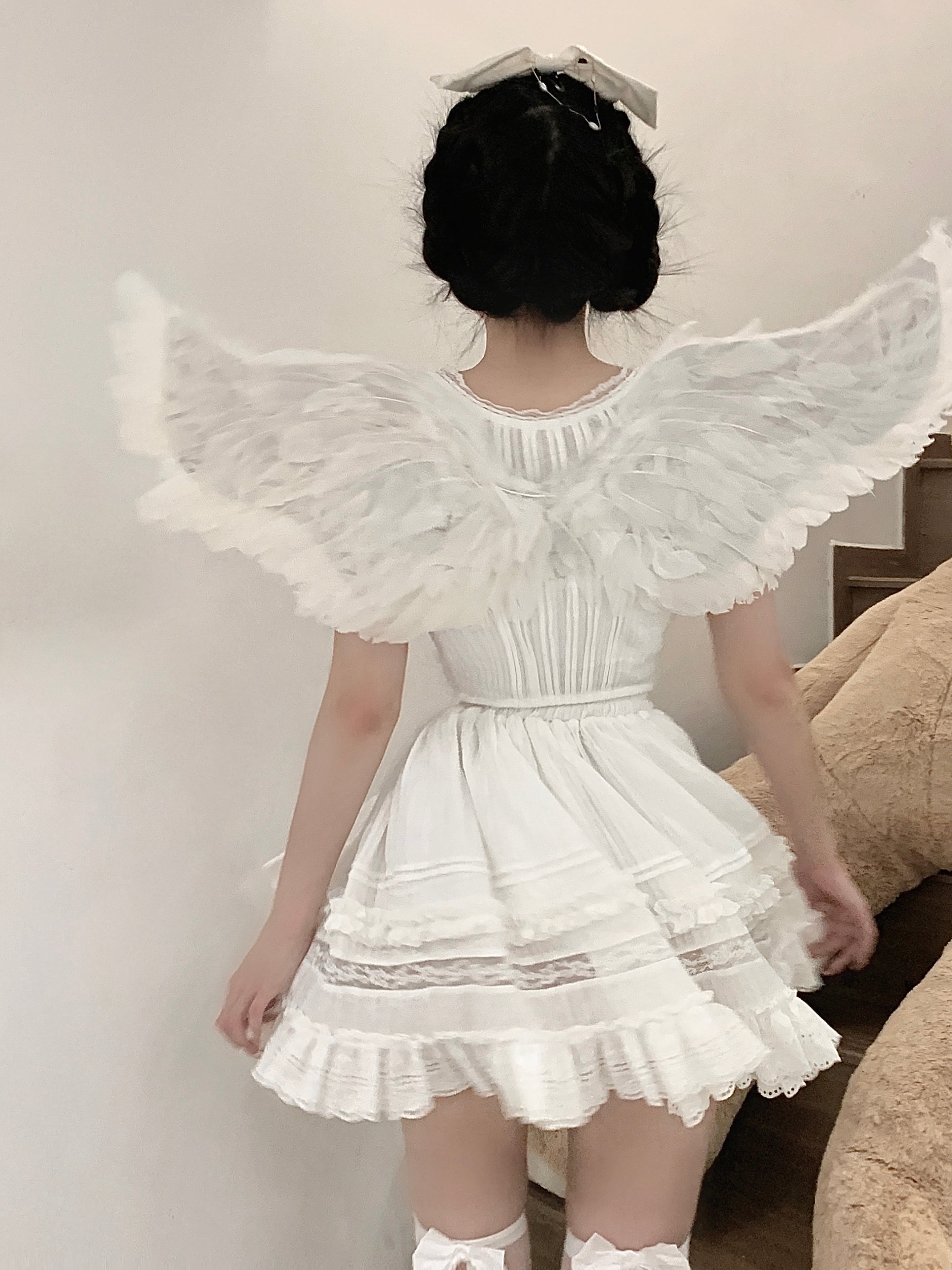 Get trendy with White Daisy Lover Cotton Set - Dresses available at Peiliee Shop. Grab yours for $35 today!