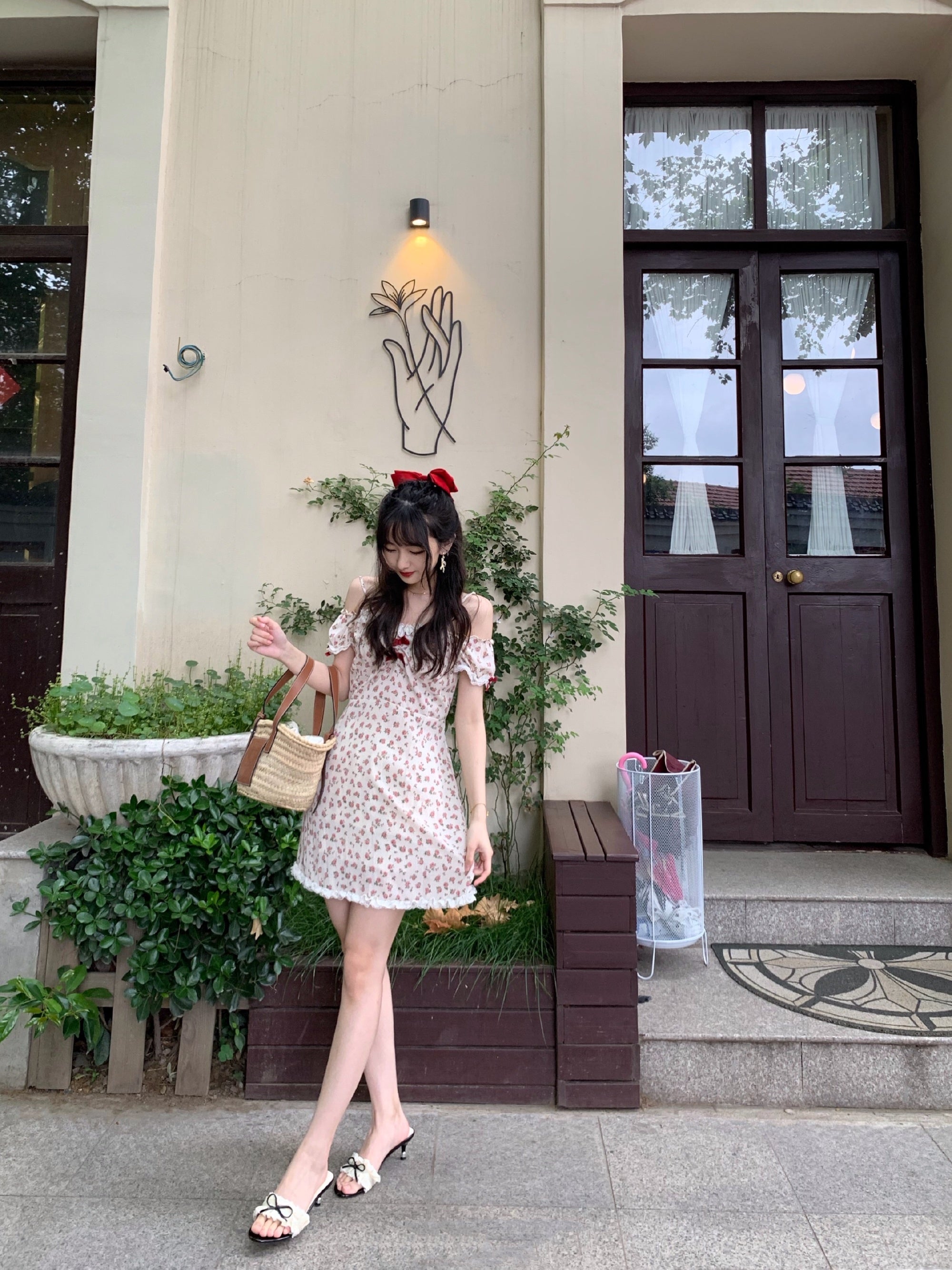 Get trendy with Picnic on a Sunny Afternoon Strawberry Mini Dress - Dresses available at Peiliee Shop. Grab yours for $42 today!